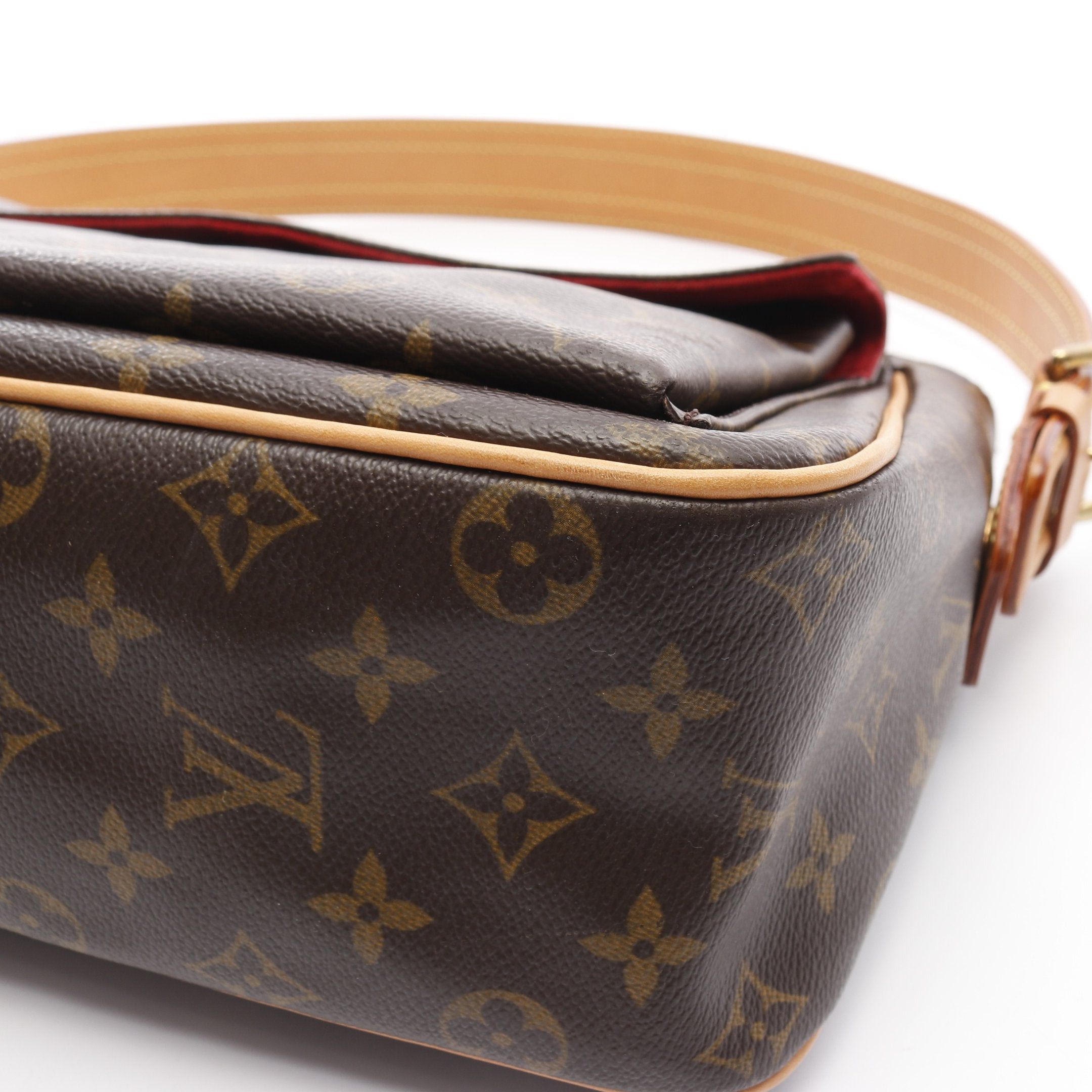 Louis Vuitton Louis Vuitton Vivacite Gm Monogram Shoulder Bag Leather Brown Size ONE SIZE - 12 Thumbnail