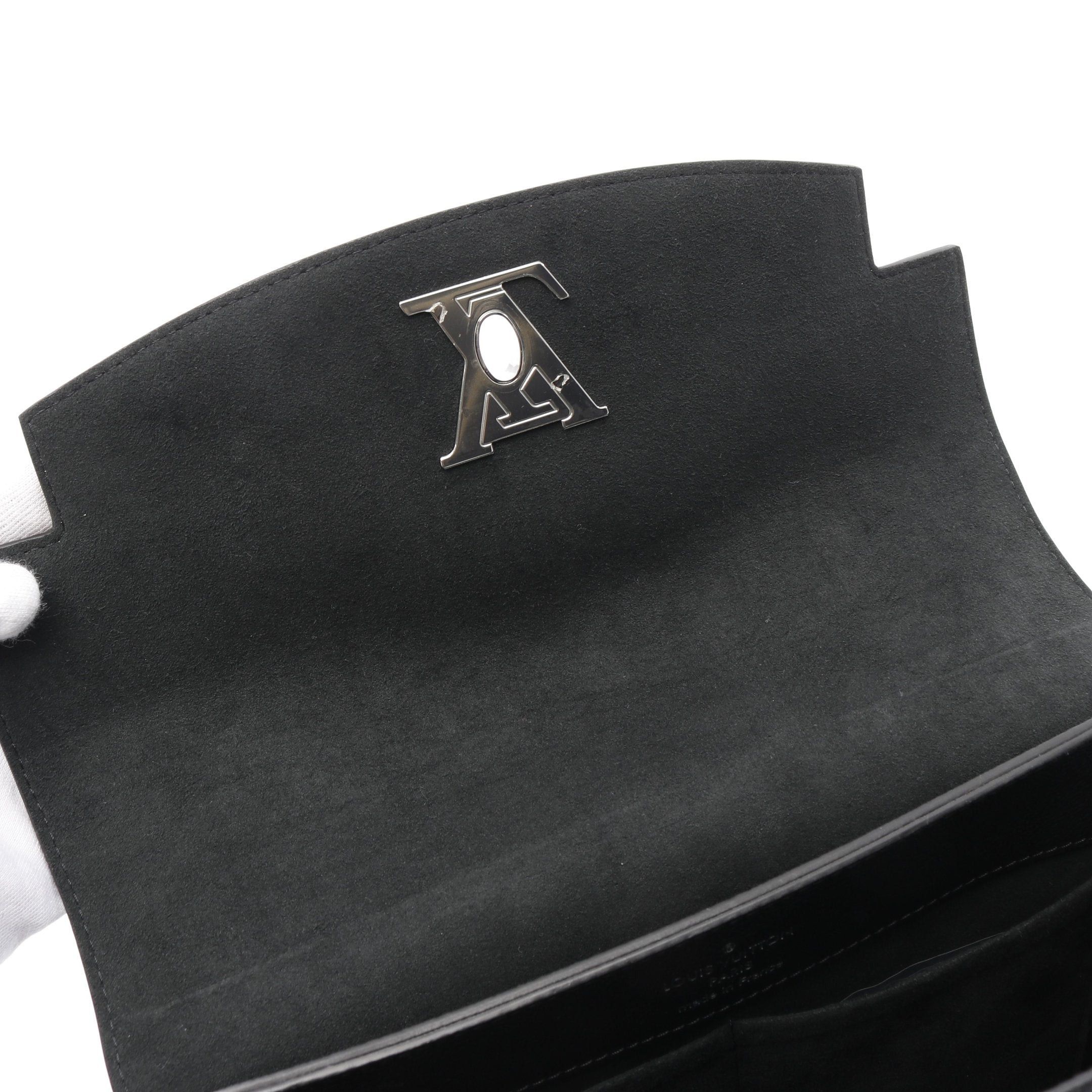 Louis Vuitton Louis Vuitton Rock Me Ever Mm Noir Handbag Leather Black Size ONE SIZE - 7 Thumbnail