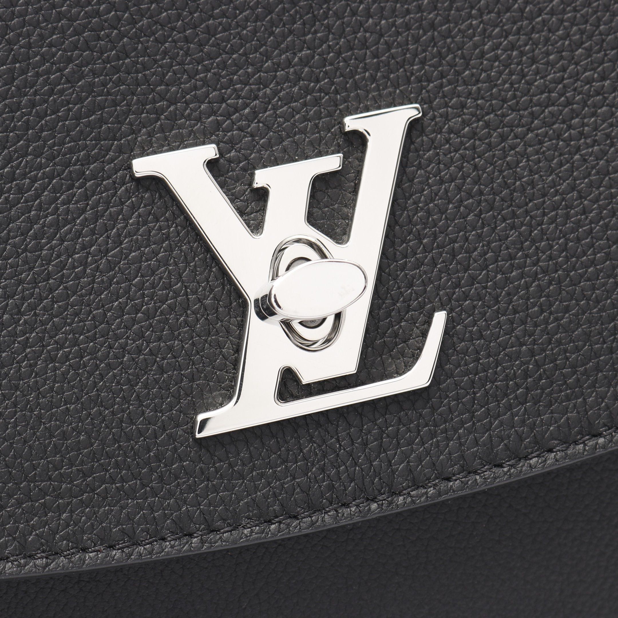 Louis Vuitton Louis Vuitton Rock Me Ever Mm Noir Handbag Leather Black Size ONE SIZE - 8 Thumbnail