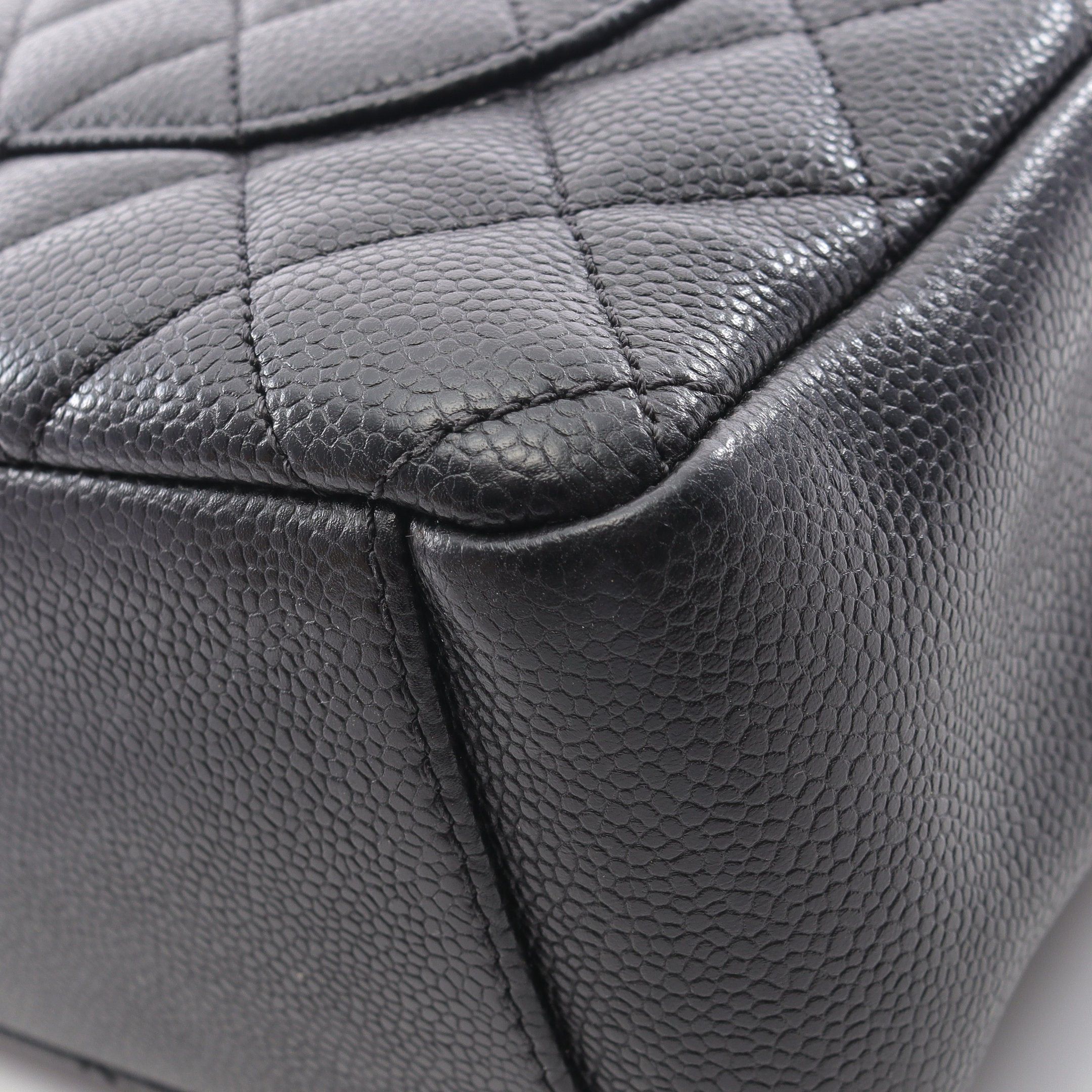 Chanel Chanel Matelasse Pst Chain Shoulder Bag Tote Caviar Skin Black Gold Hardware Size ONE SIZE - 11 Thumbnail