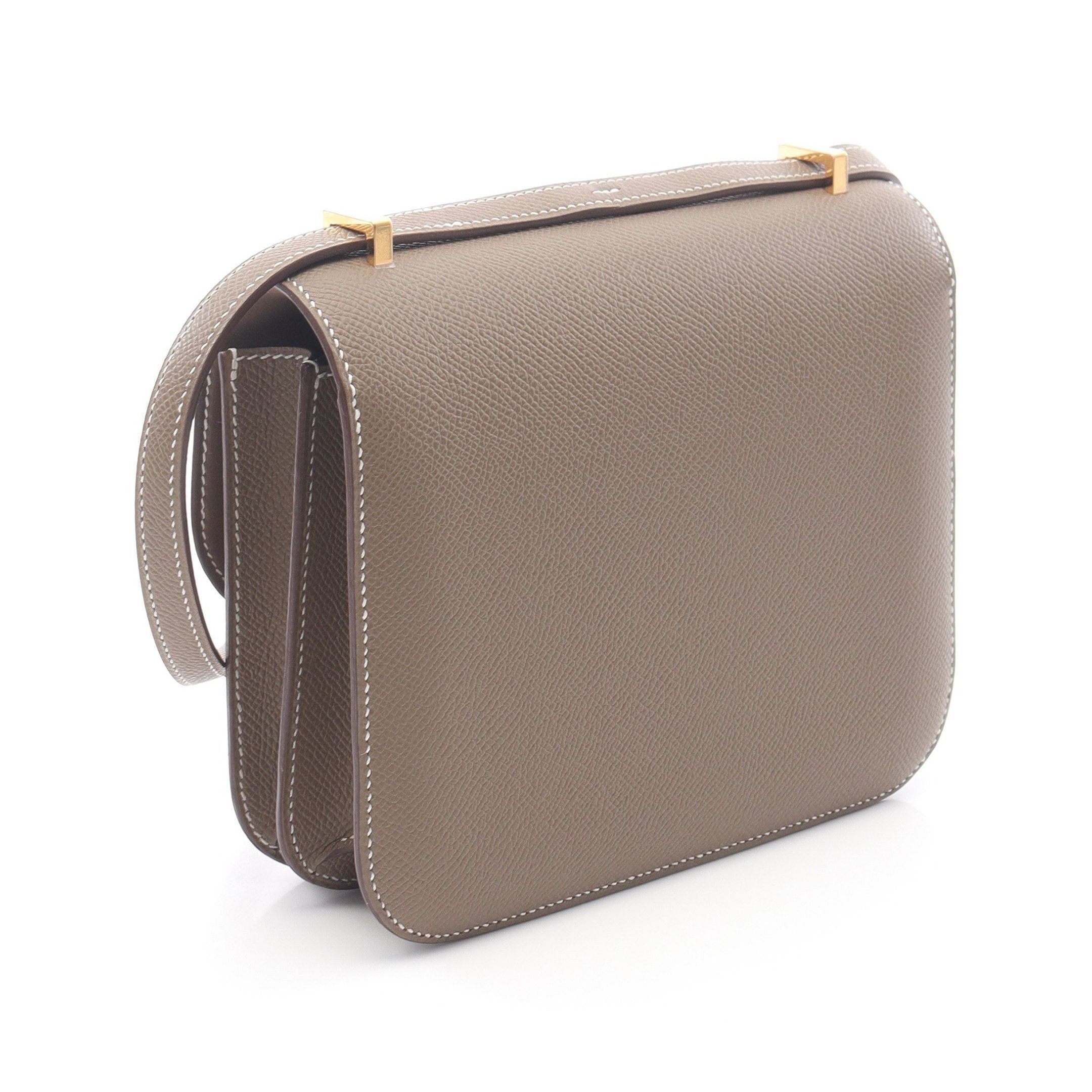 Hermes Hermes Constance 3 Mini Etoupe Shoulder Bag Veau Epsom Gray Brown Gold Hardware K Stamp Size ONE SIZE - 2 Thumbnail