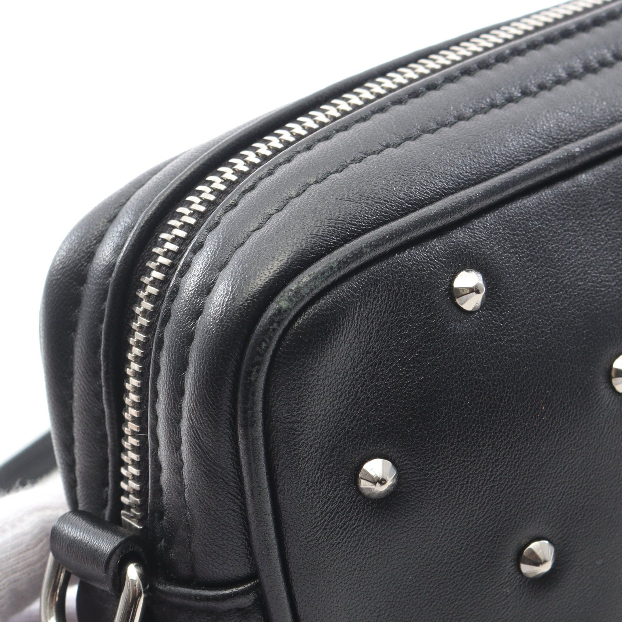 Miu Miu Miu Miu Matelasse Chain Shoulder Bag Leather Black Size ONE SIZE - 7 Thumbnail