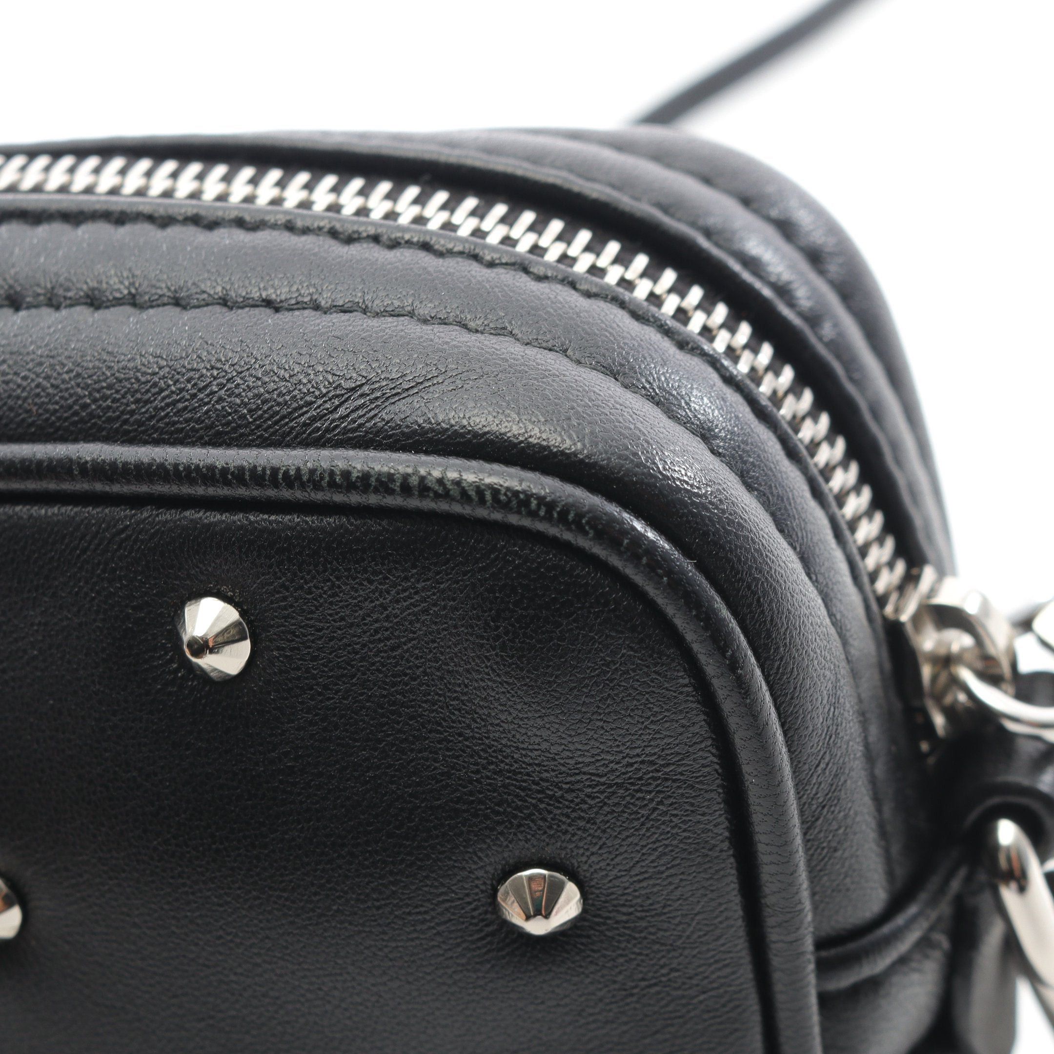 Miu Miu Miu Miu Matelasse Chain Shoulder Bag Leather Black Size ONE SIZE - 6 Thumbnail