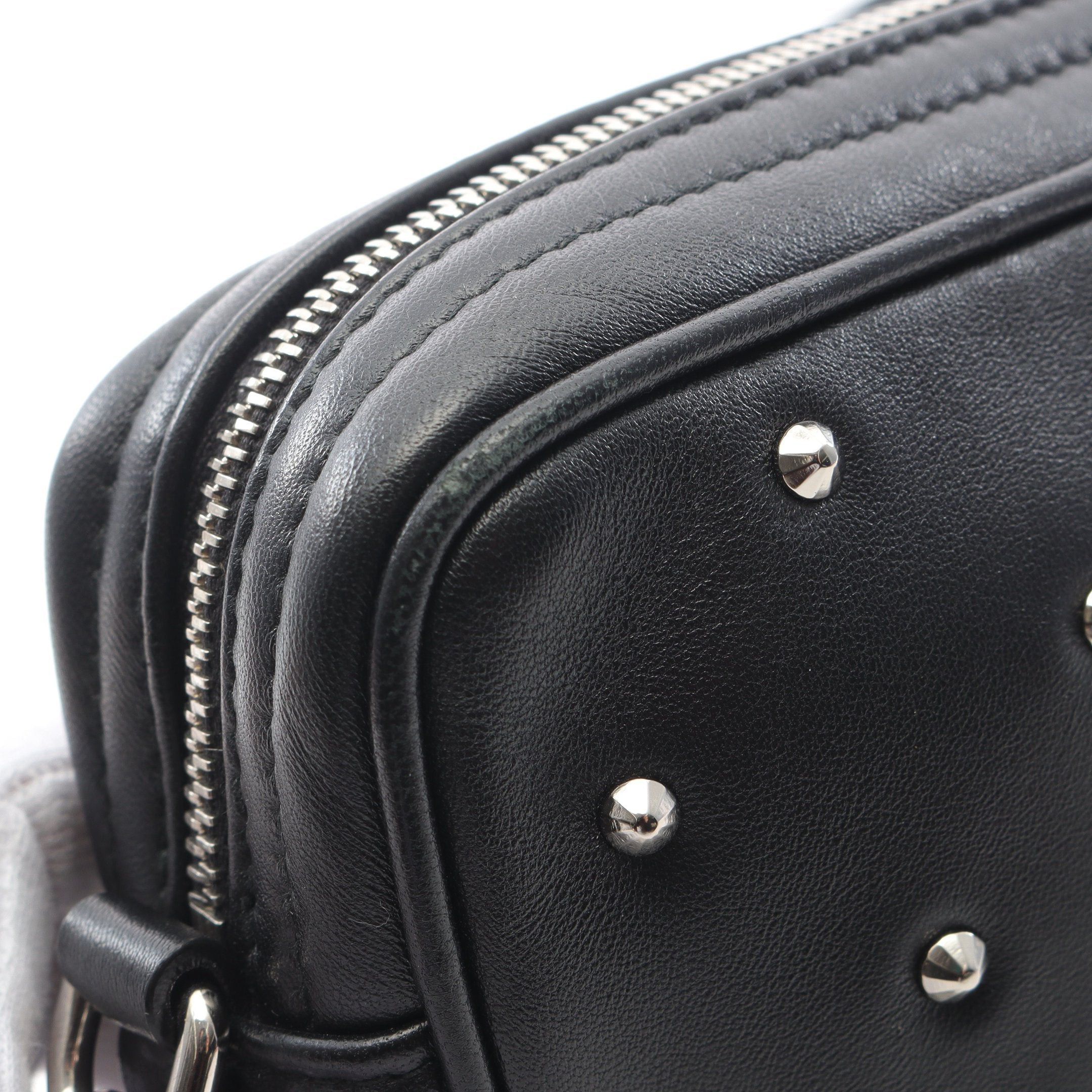 Miu Miu Miu Miu Matelasse Chain Shoulder Bag Leather Black Size ONE SIZE - 5 Thumbnail