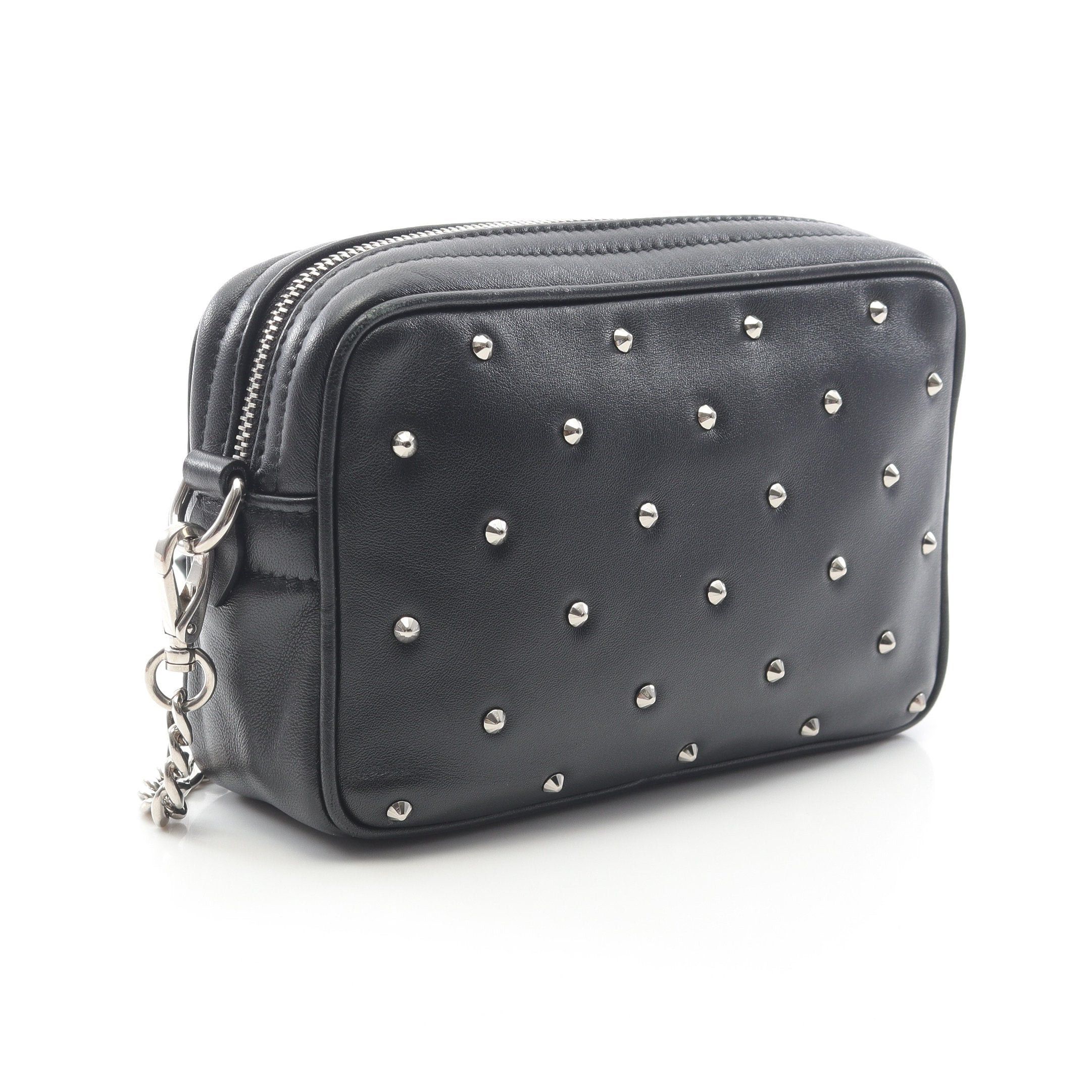 Miu Miu Miu Miu Matelasse Chain Shoulder Bag Leather Black Size ONE SIZE - 2 Thumbnail