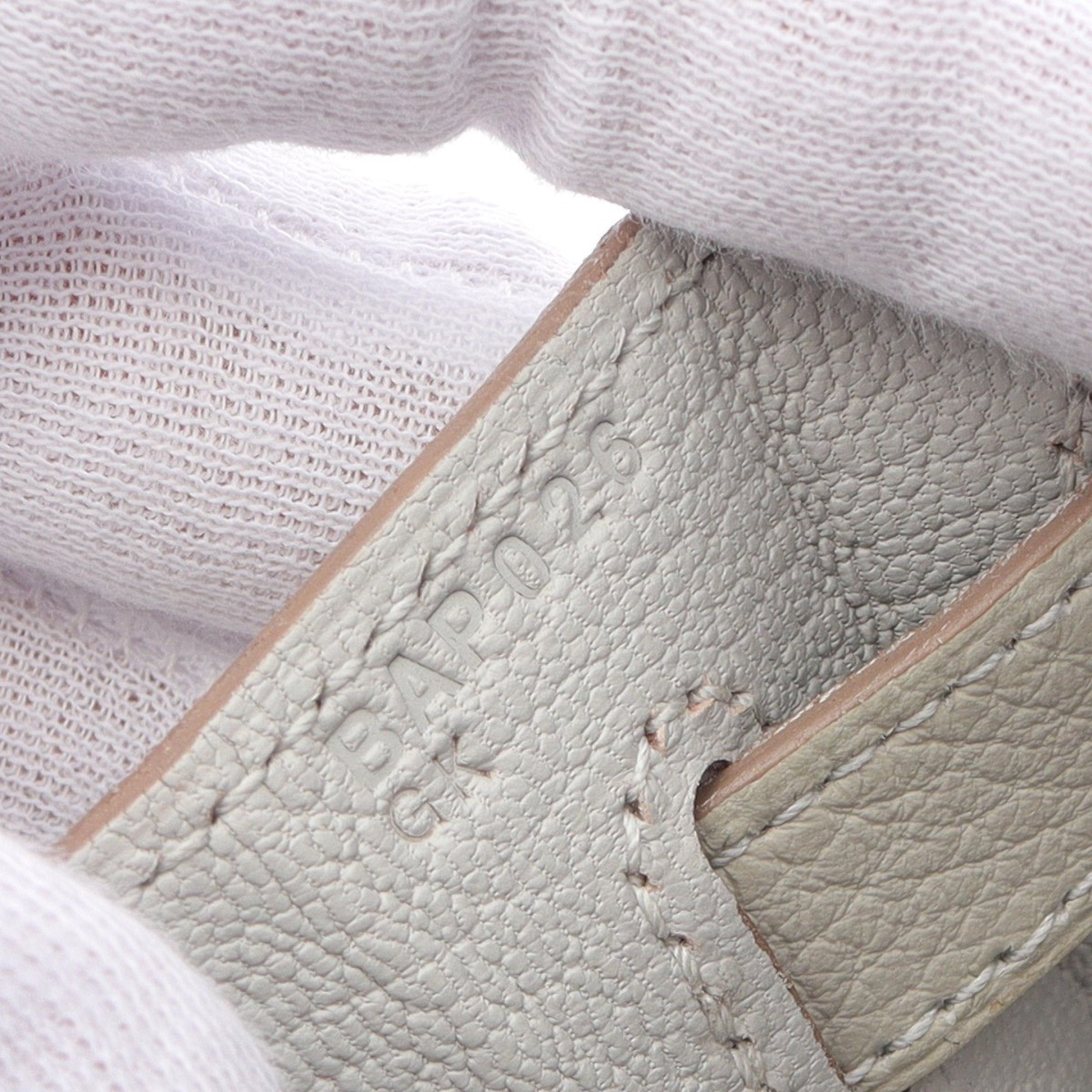 Hermes Hermes Kelly28 Gris Perle Handbag Togo Light Gray Silver Hardware B Stamp Size ONE SIZE - 5 Thumbnail