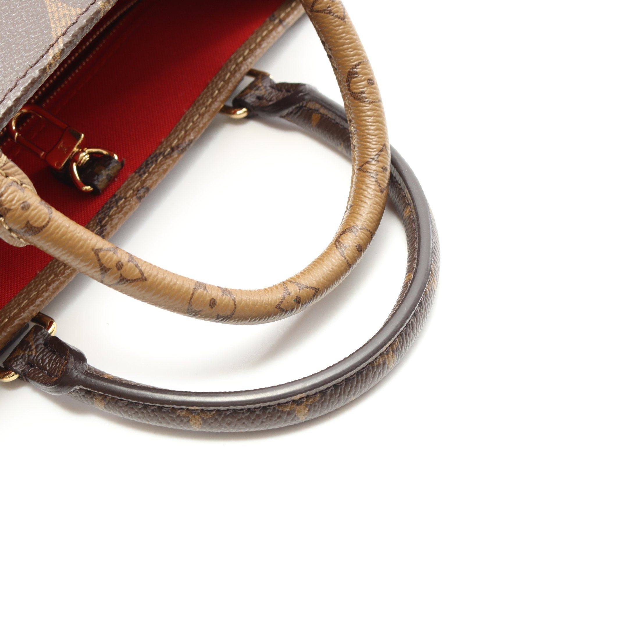 Louis Vuitton Louis Vuitton On-The-Go Pm Monogram Reverse Handbag Brown Beige Size ONE SIZE - 7 Thumbnail