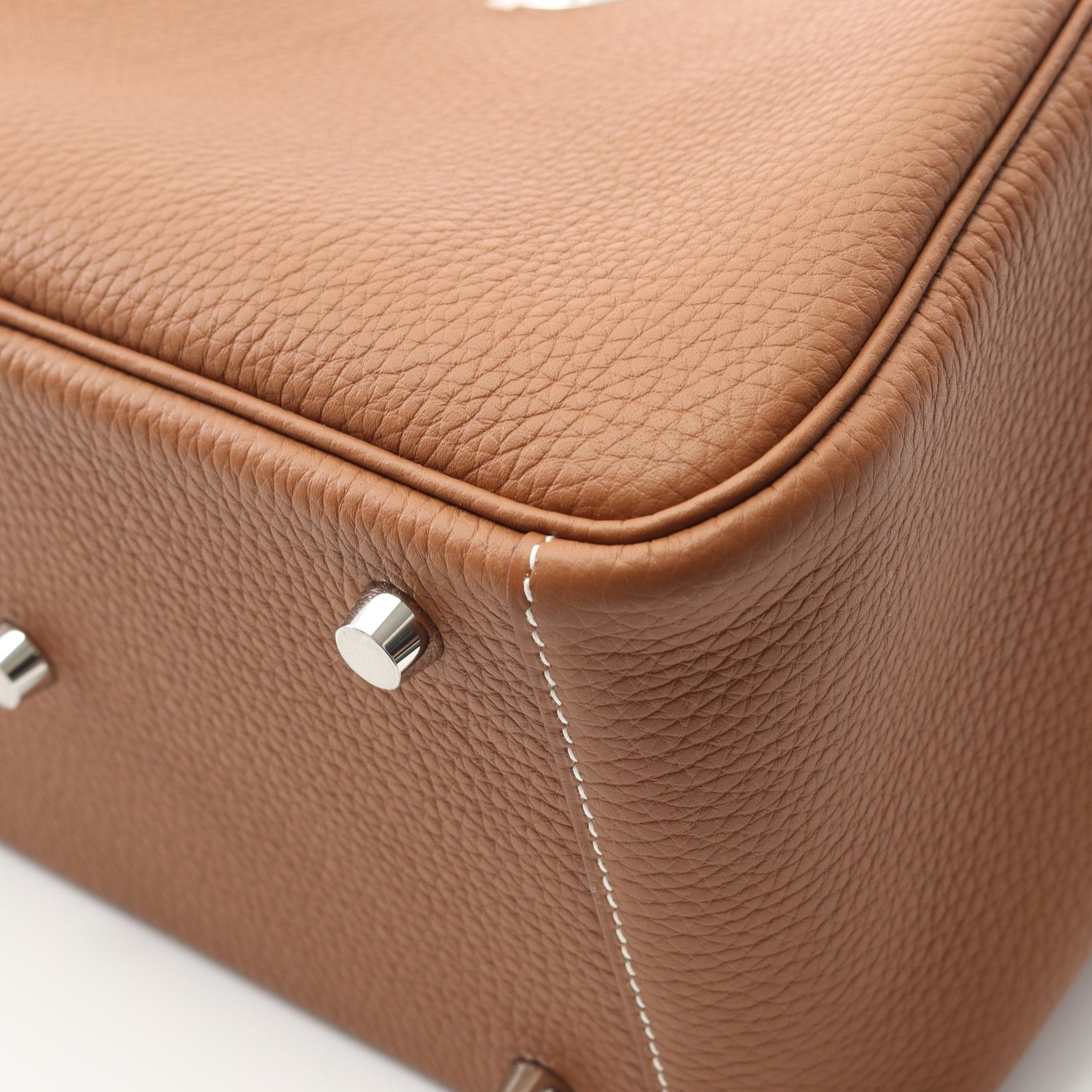 Hermes Hermes Lindy 26 Gold Shoulder Bag Clemence Leather Light Brown Silver Hardware K Stamp Size ONE SIZE - 5 Thumbnail