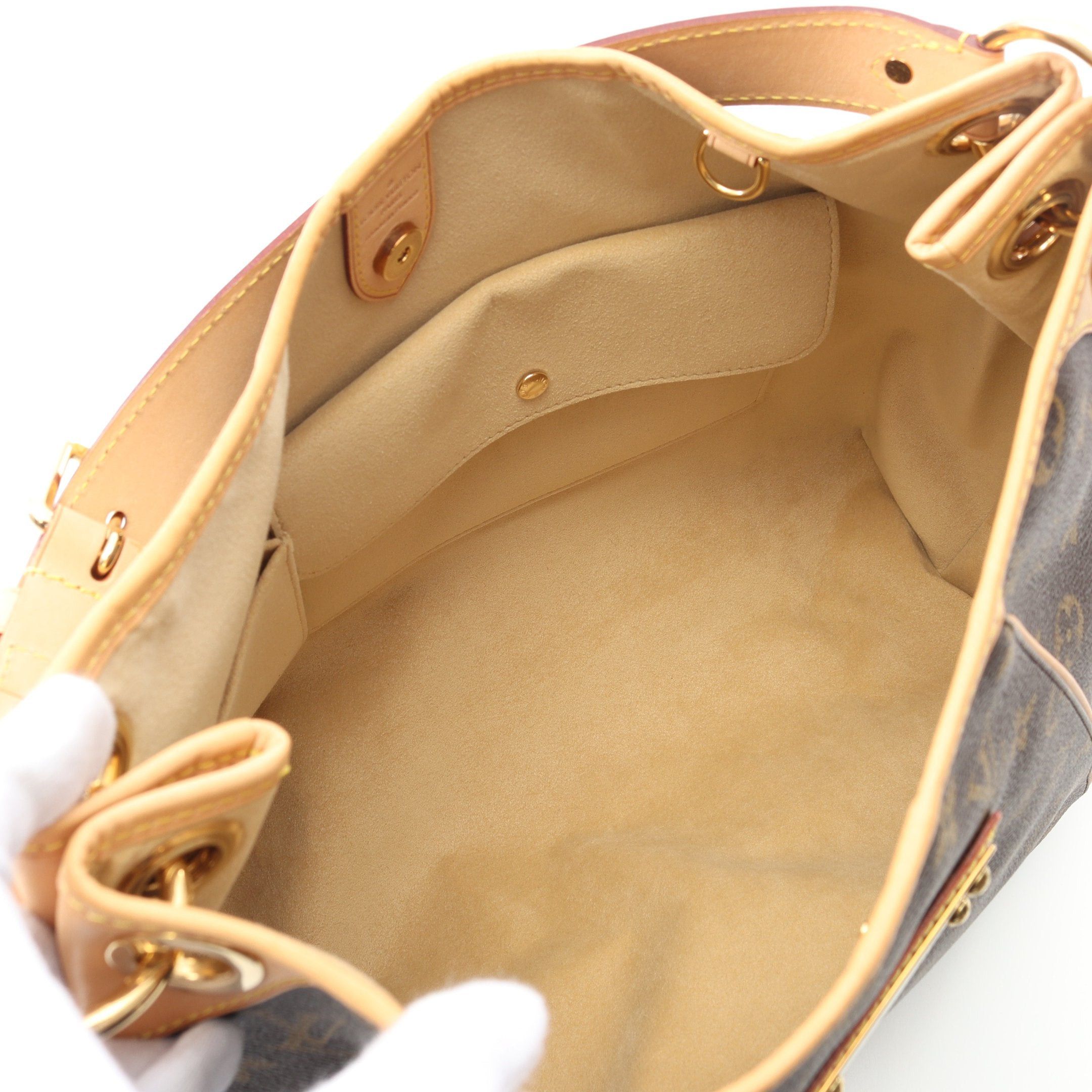 Louis Vuitton Louis Vuitton Galliera Pm Monogram One Shoulder Bag Leather Brown Size ONE SIZE - 3 Thumbnail