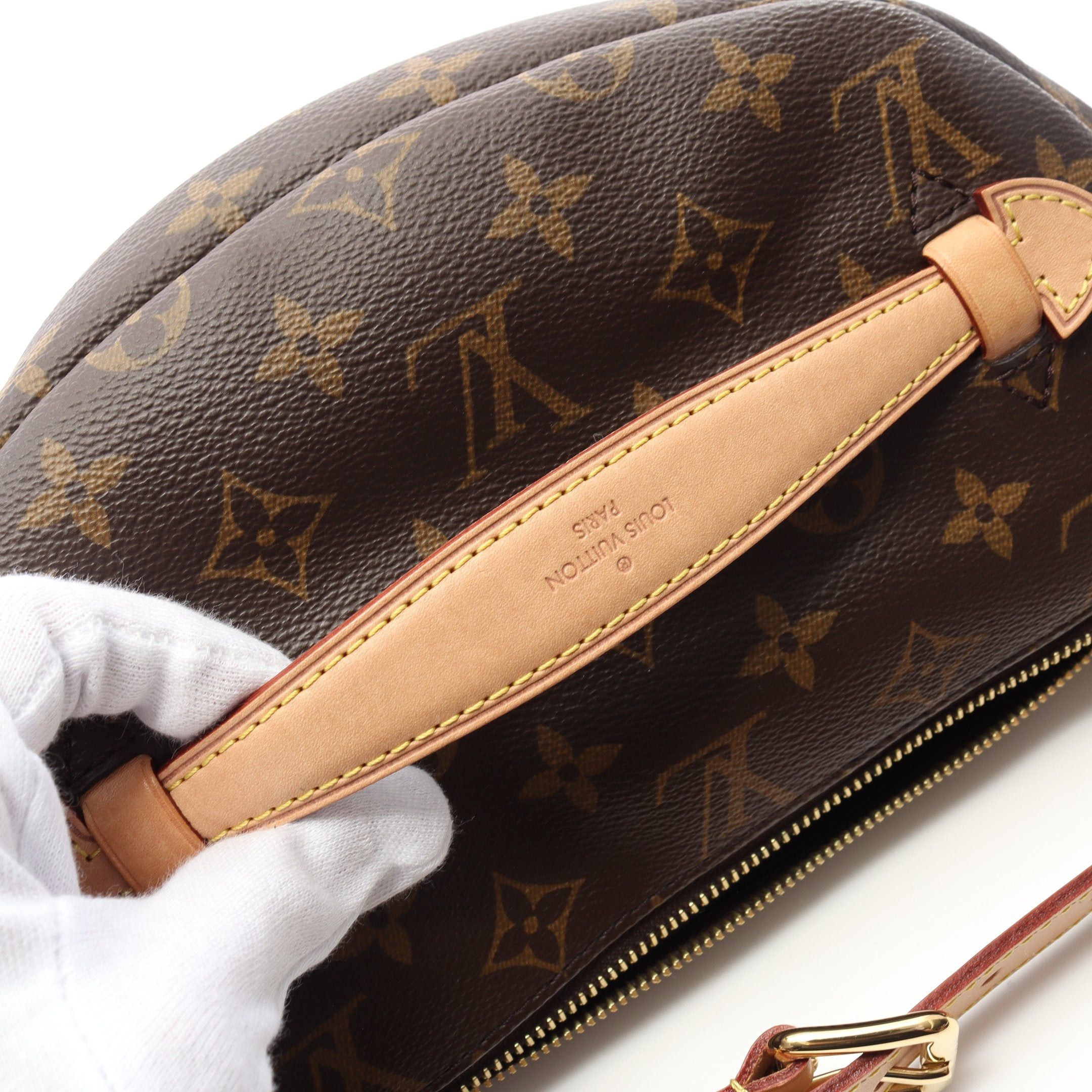 Louis Vuitton Louis Vuitton Bum Bag Monogram Body Waist Leather Brown Size ONE SIZE - 7 Thumbnail