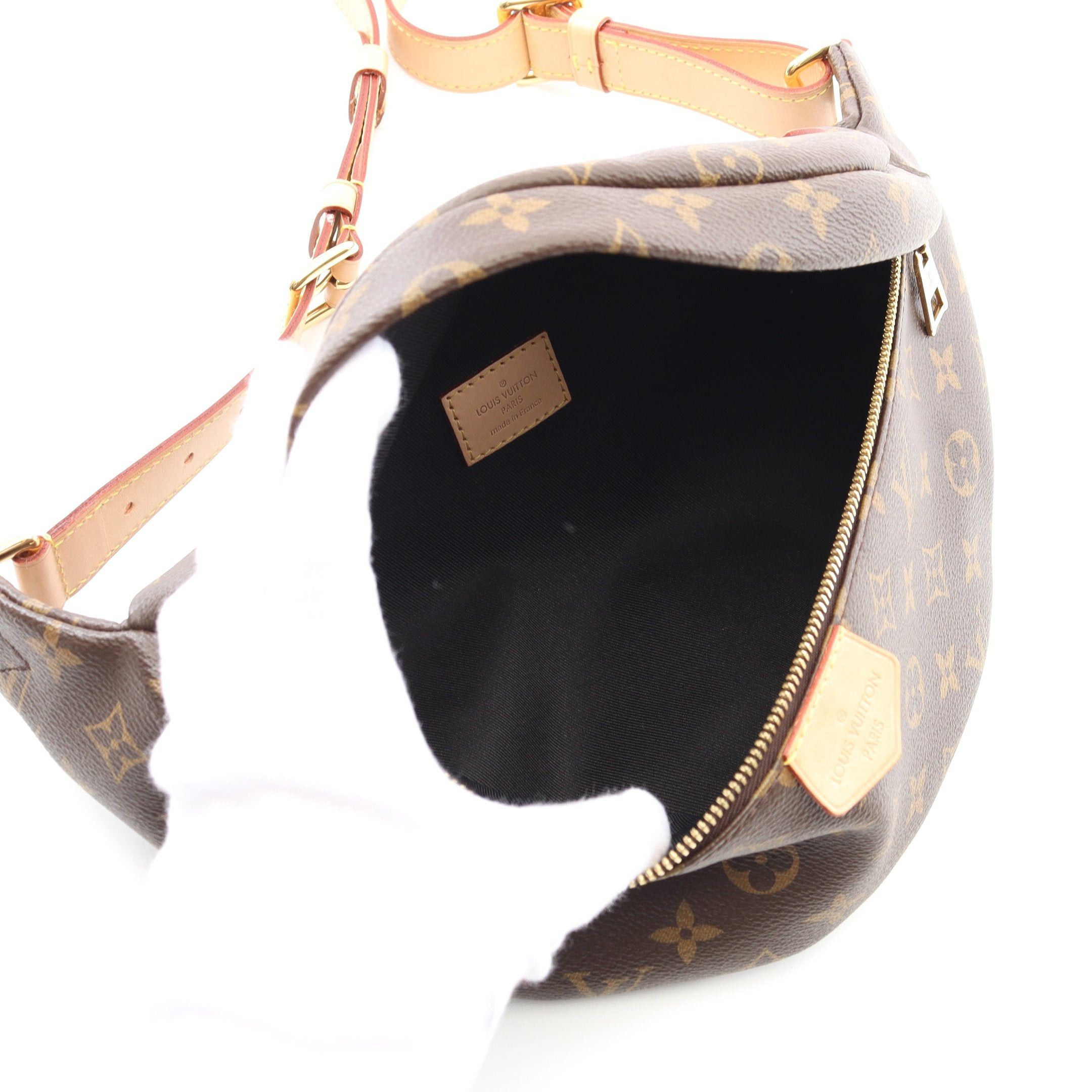 Louis Vuitton Louis Vuitton Bum Bag Monogram Body Waist Leather Brown Size ONE SIZE - 3 Thumbnail