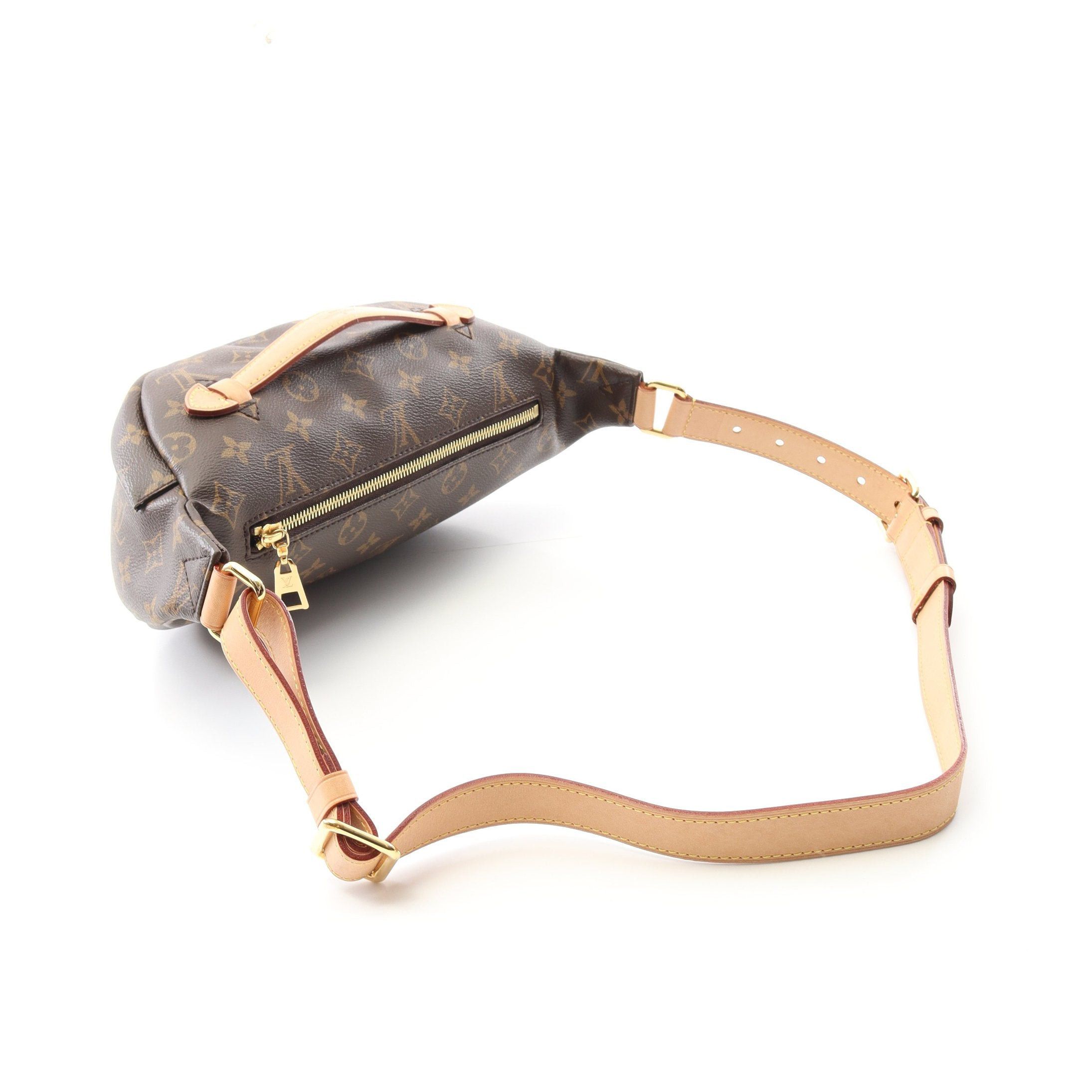 Louis Vuitton Louis Vuitton Bum Bag Monogram Body Waist Leather Brown Size ONE SIZE - 2 Thumbnail