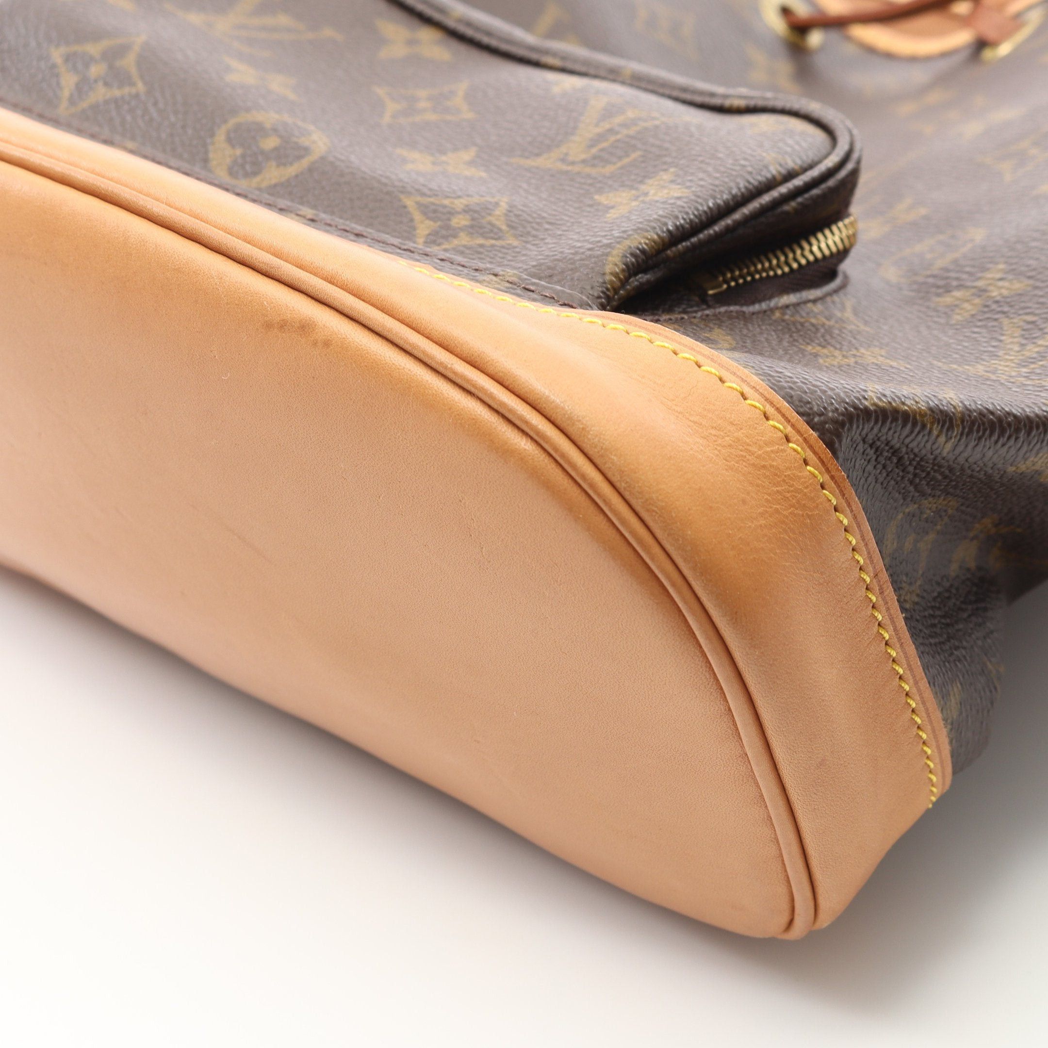 Louis Vuitton Louis Vuitton Montsouris Mm Monogram Backpack Rucksack Leather Brown Size ONE SIZE - 6 Thumbnail