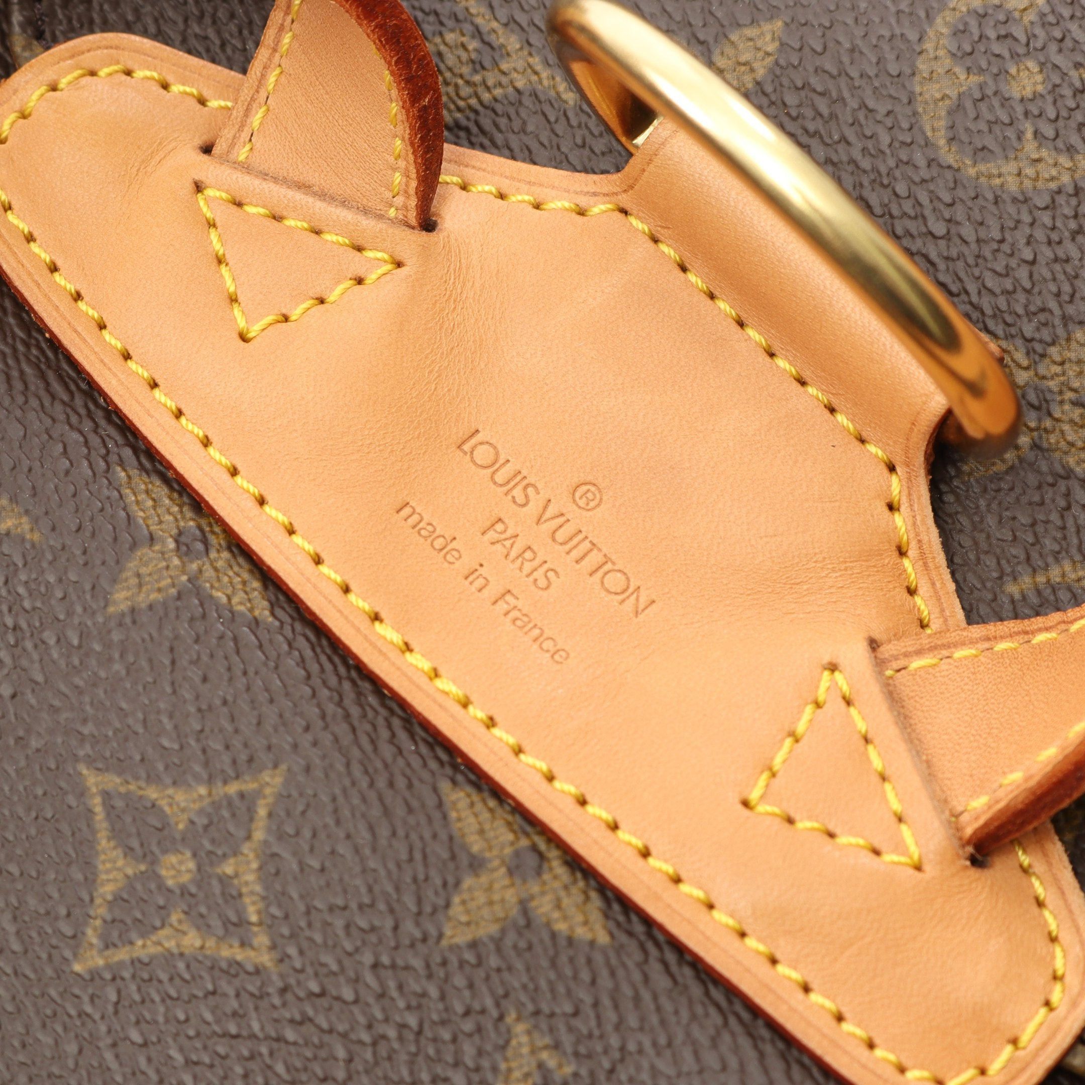 Louis Vuitton Louis Vuitton Montsouris Mm Monogram Backpack Rucksack Leather Brown Size ONE SIZE - 4 Thumbnail