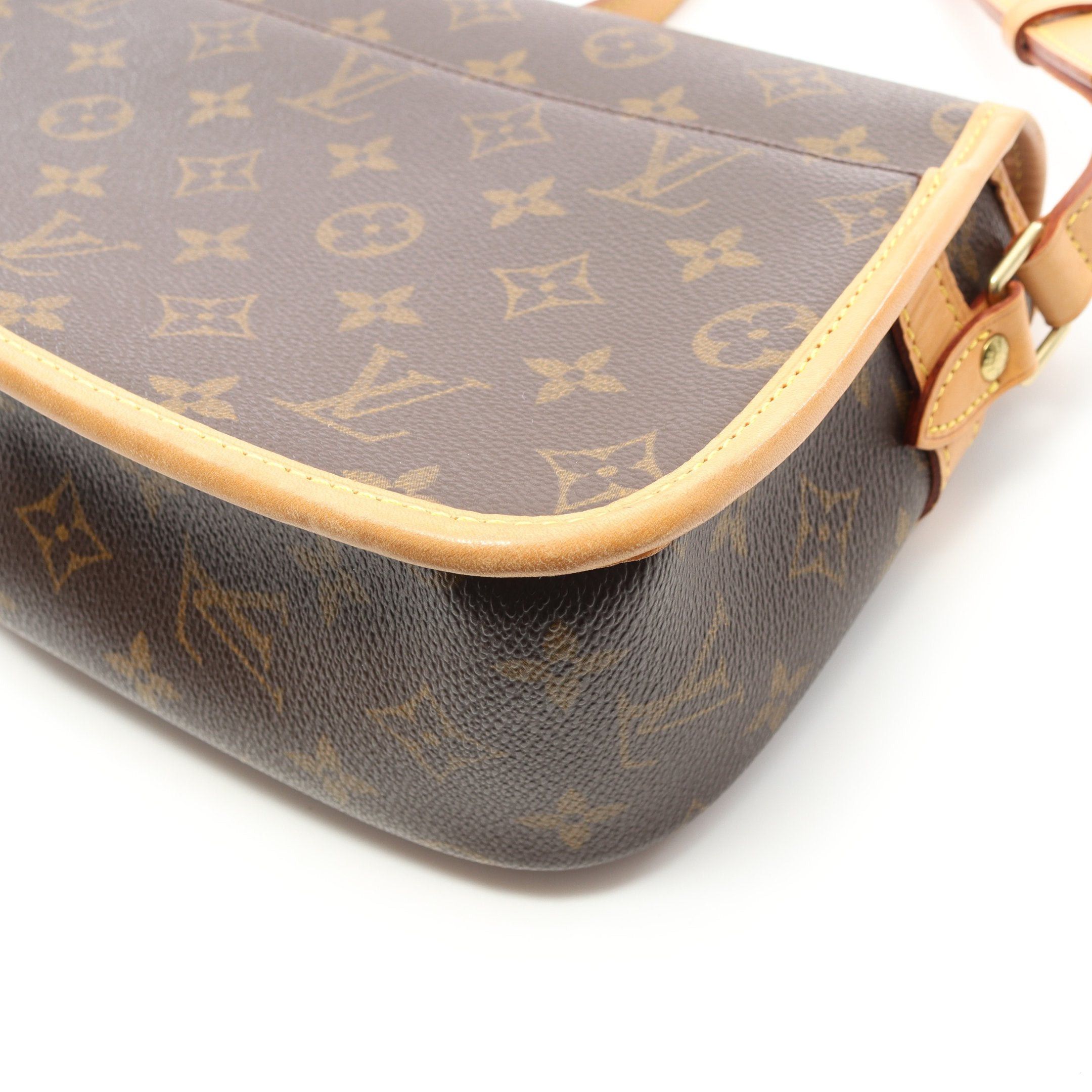 Louis Vuitton Louis Vuitton Sologne Monogram Shoulder Bag Leather Brown Size ONE SIZE - 6 Thumbnail
