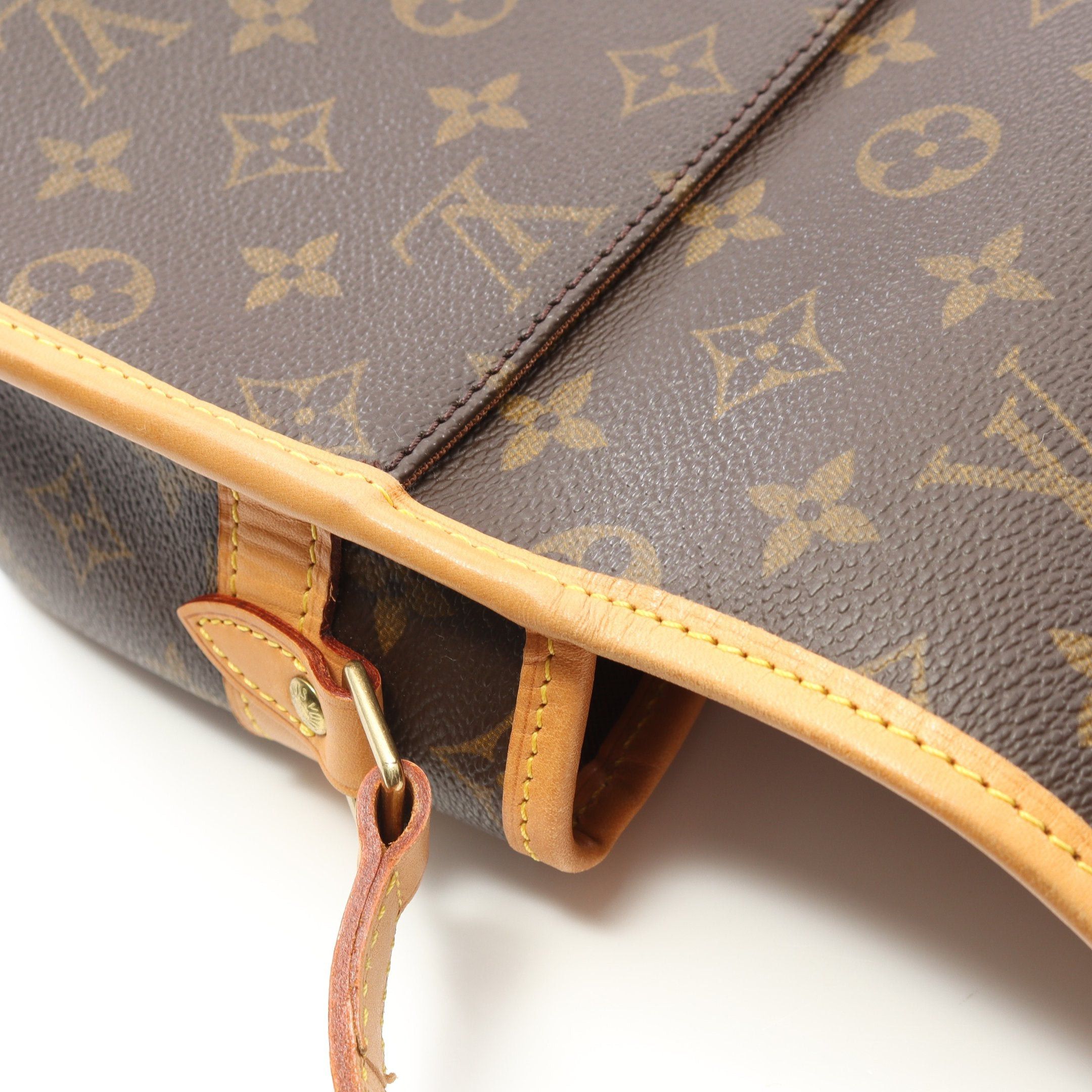 Louis Vuitton Louis Vuitton Sologne Monogram Shoulder Bag Leather Brown Size ONE SIZE - 9 Thumbnail