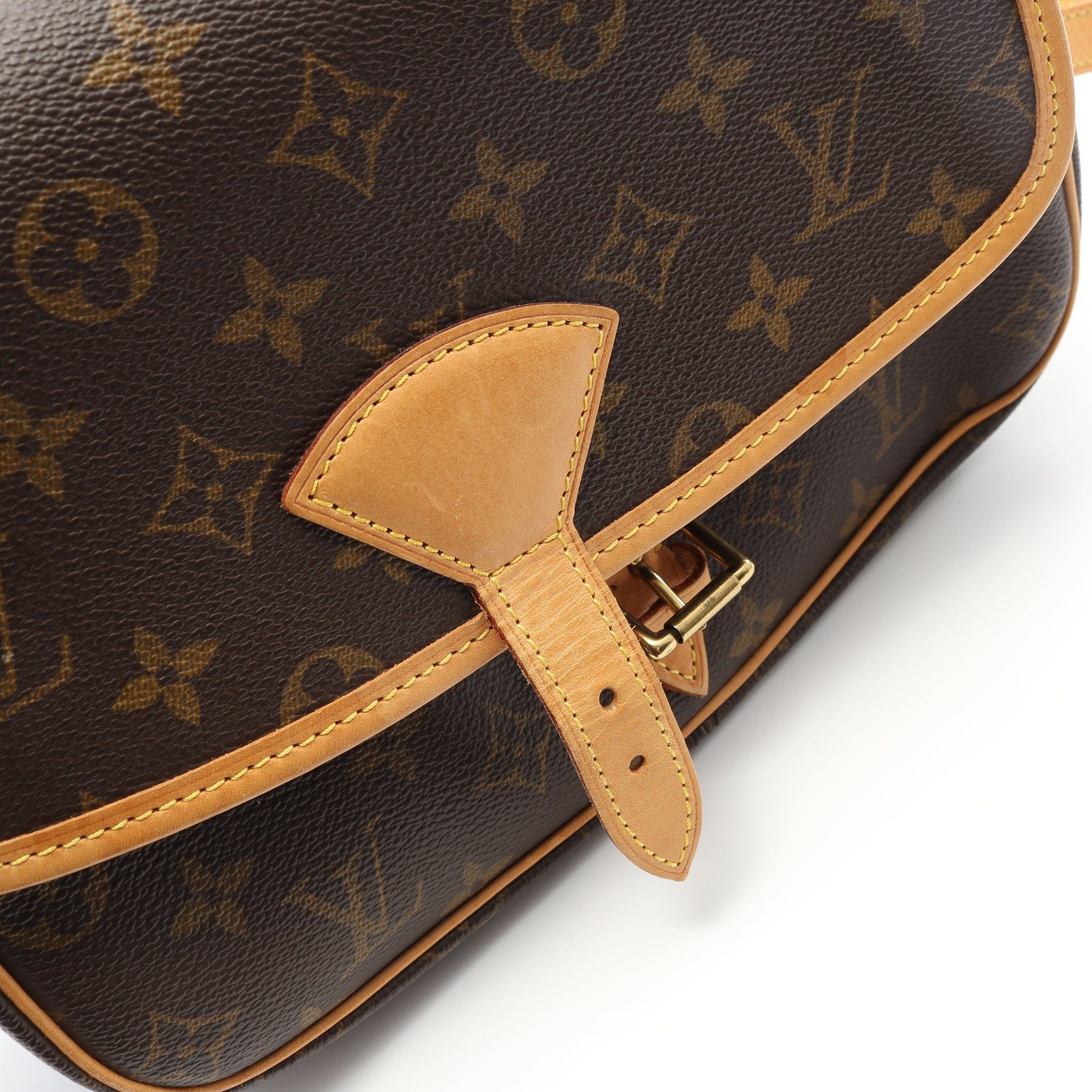 Louis Vuitton Louis Vuitton Sologne Monogram Shoulder Bag Leather Brown Size ONE SIZE - 7 Thumbnail