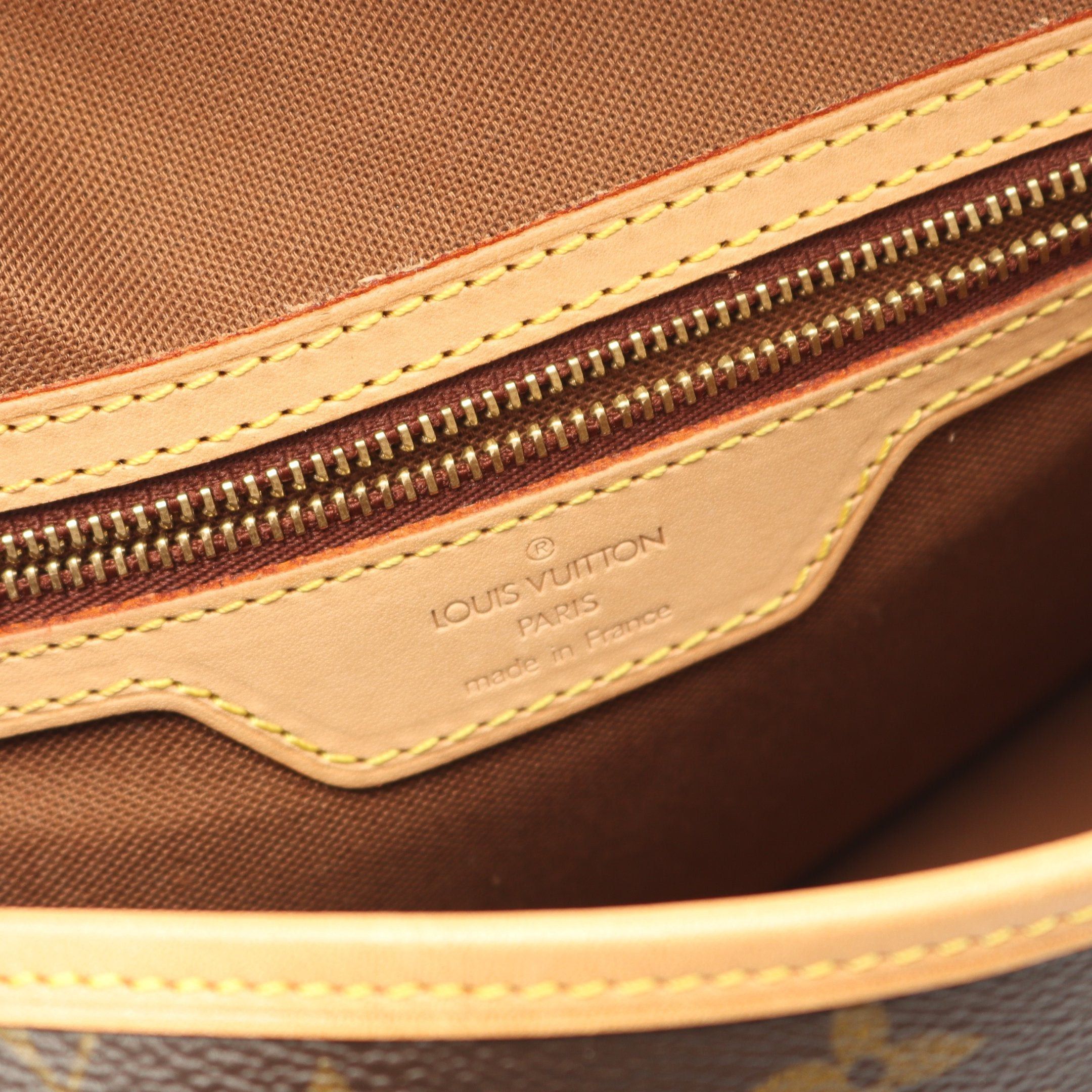 Louis Vuitton Louis Vuitton Sologne Monogram Shoulder Bag Leather Brown Size ONE SIZE - 4 Thumbnail