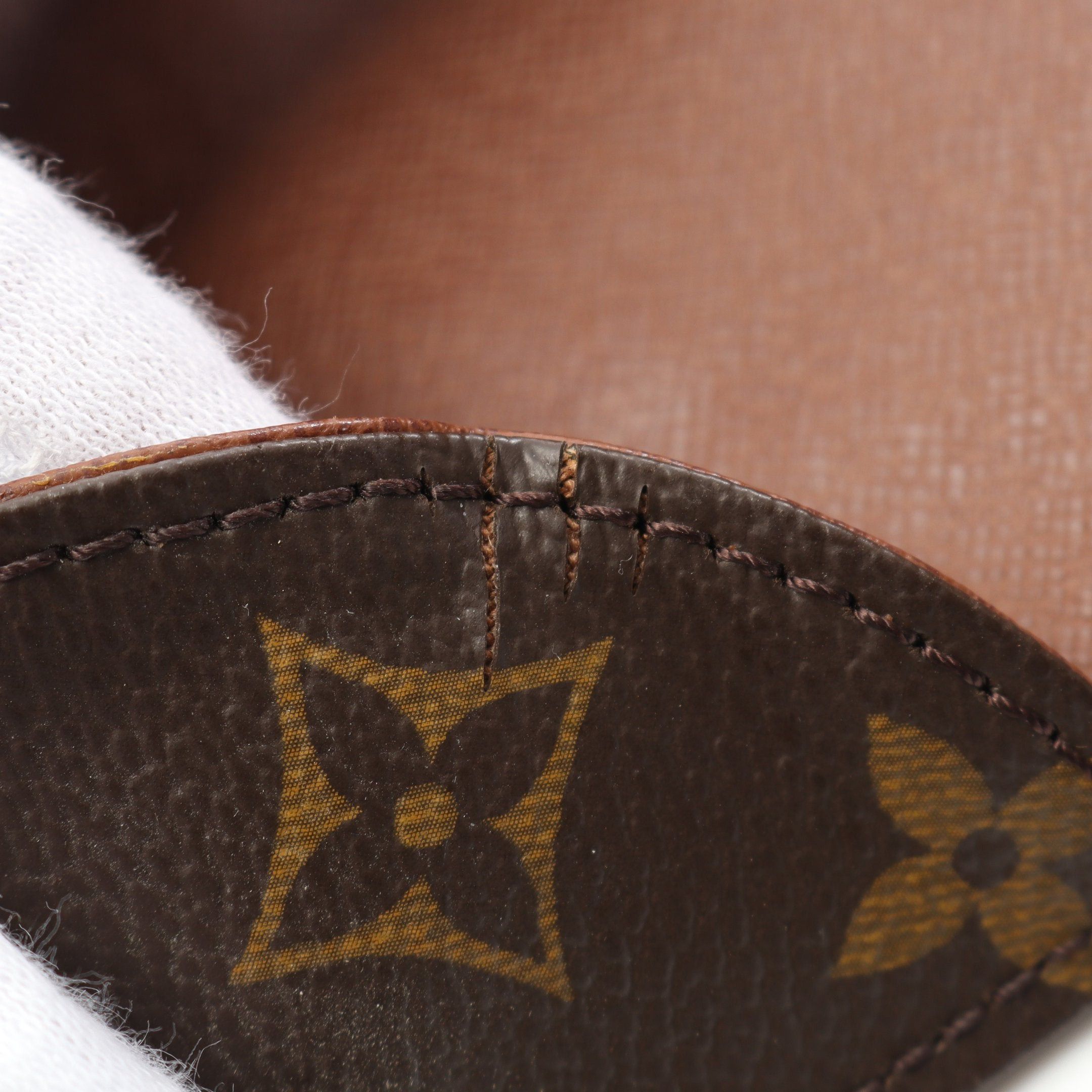 Louis Vuitton Louis Vuitton Sun Crew Gm Monogram Shoulder Bag Leather Brown Size ONE SIZE - 6 Thumbnail