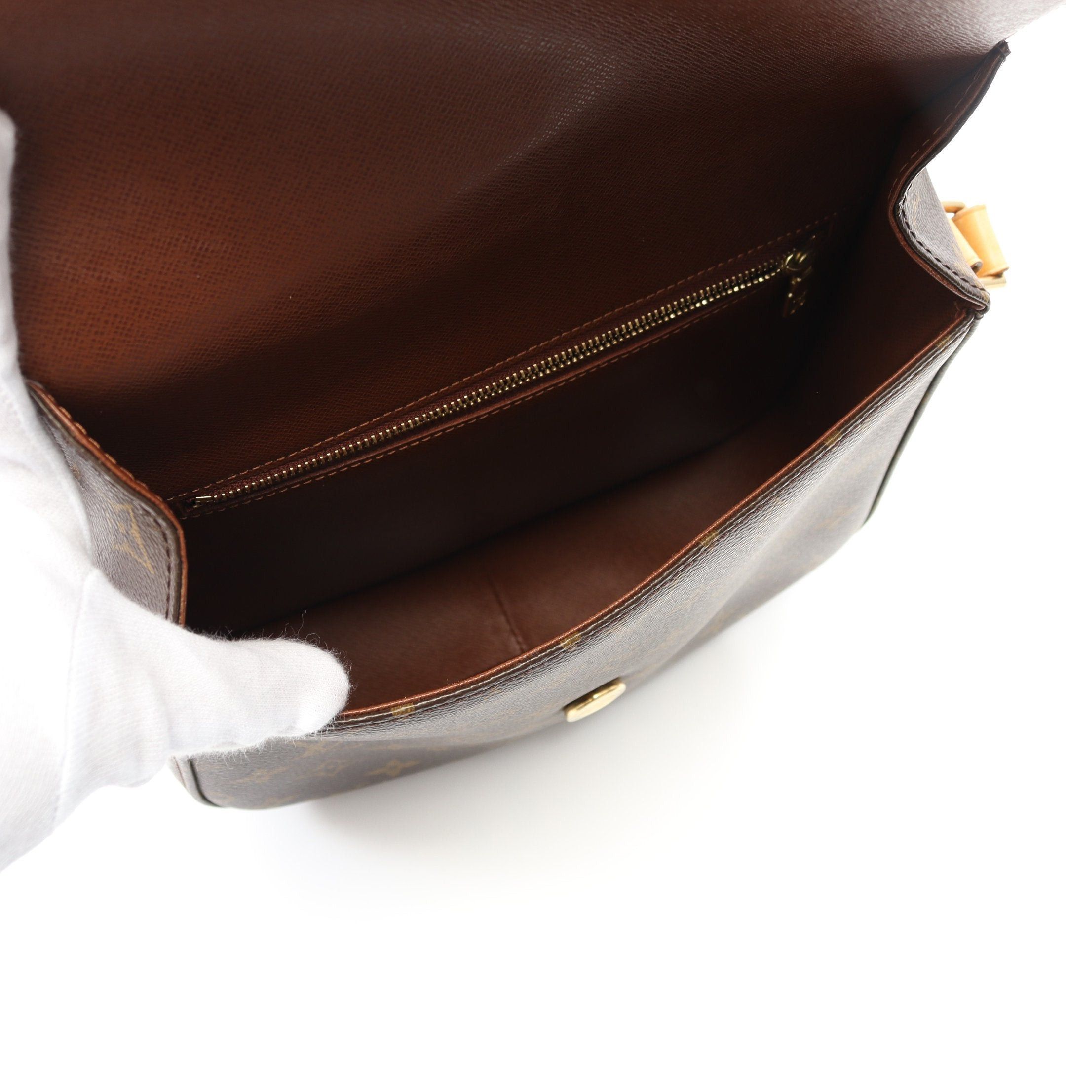 Louis Vuitton Louis Vuitton Sun Crew Gm Monogram Shoulder Bag Leather Brown Size ONE SIZE - 3 Thumbnail