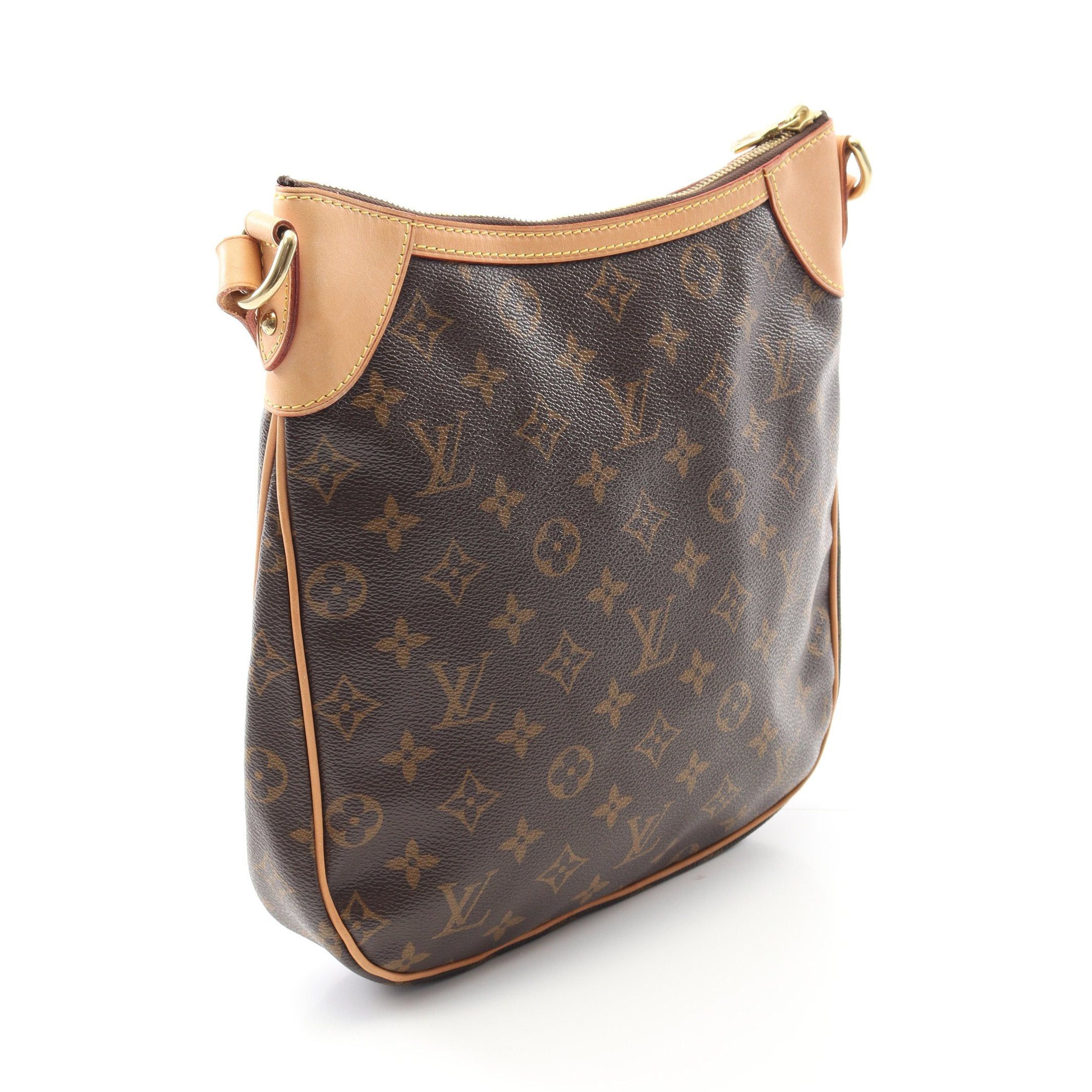 Louis Vuitton Louis Vuitton Odeon Pm Monogram Shoulder Bag Leather Brown Size ONE SIZE - 2 Thumbnail