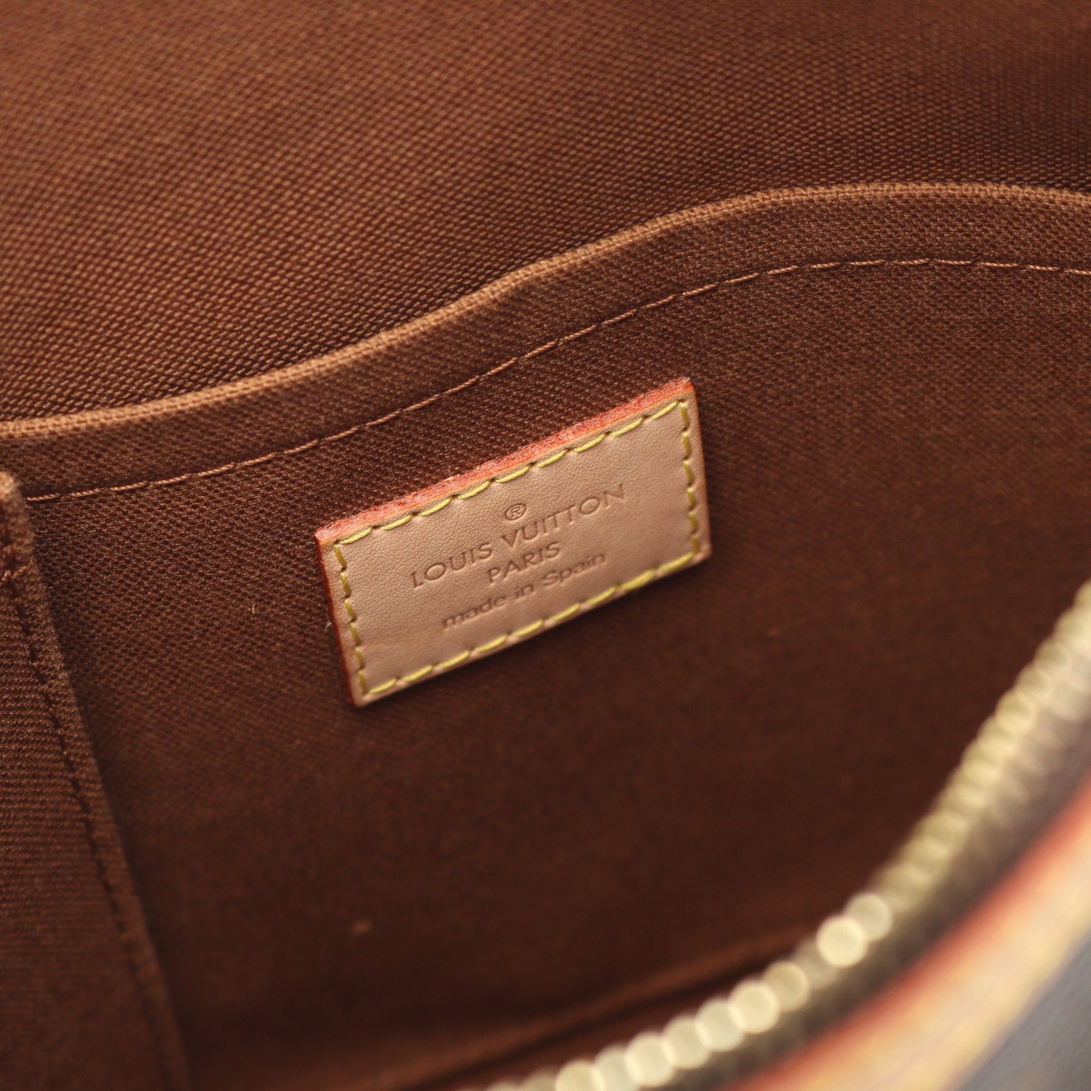 Louis Vuitton Louis Vuitton Odeon Pm Monogram Shoulder Bag Leather Brown Size ONE SIZE - 4 Thumbnail