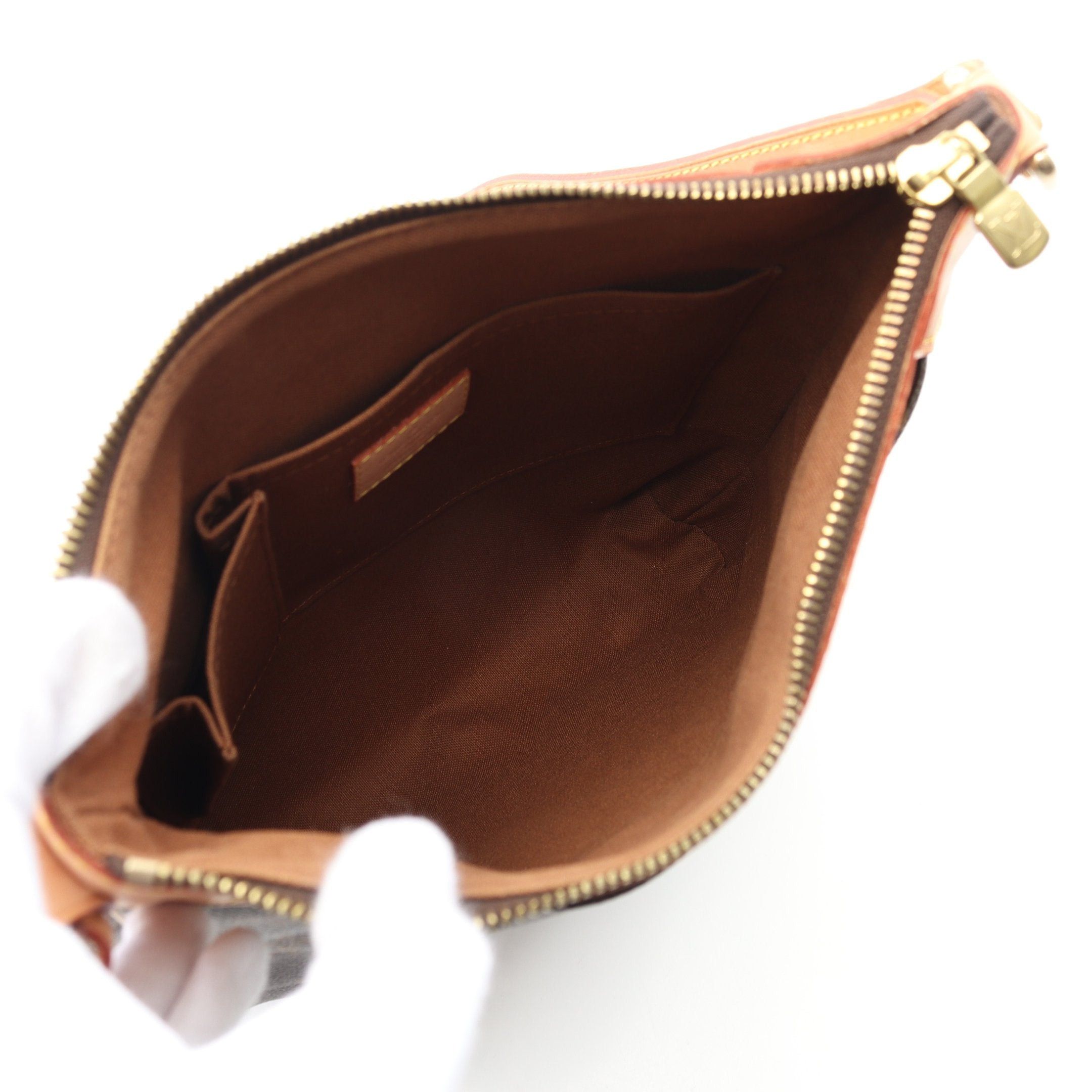 Louis Vuitton Louis Vuitton Odeon Pm Monogram Shoulder Bag Leather Brown Size ONE SIZE - 3 Thumbnail
