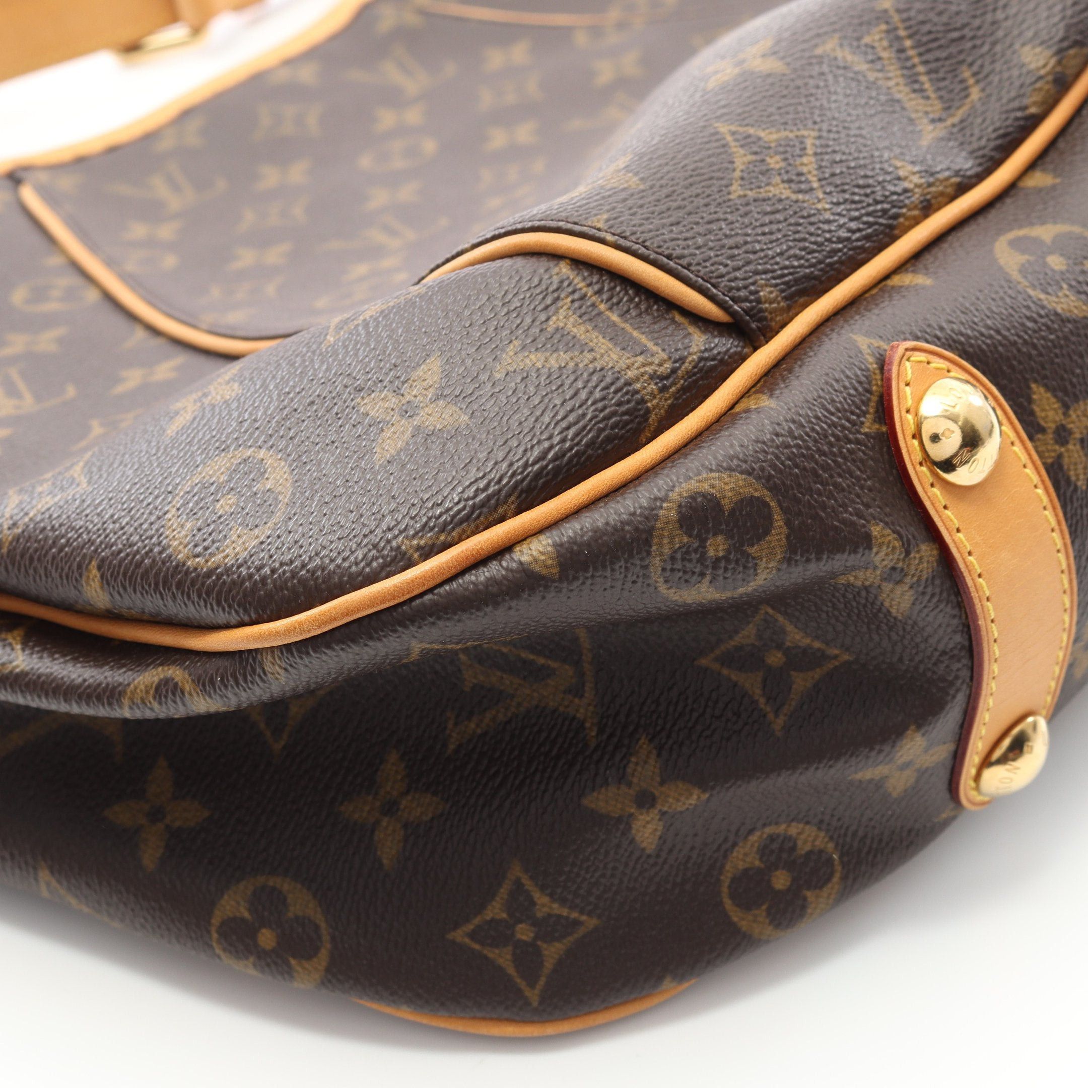 Louis Vuitton Louis Vuitton Galliera Pm Monogram One Shoulder Bag Leather Brown Size ONE SIZE - 7 Thumbnail