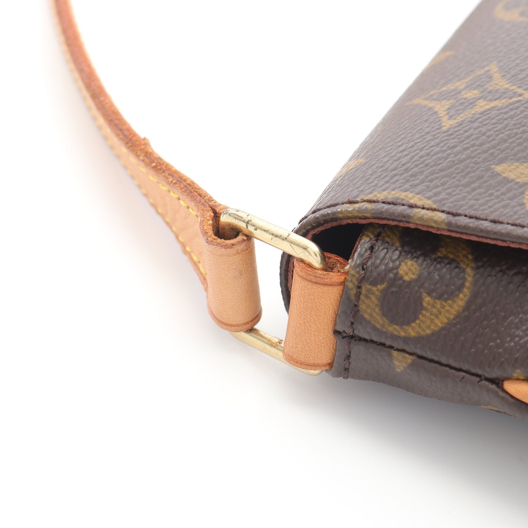 Louis Vuitton Louis Vuitton Musette Tango Long Strap Monogram Shoulder Bag Leather Brown Size ONE SIZE - 10 Thumbnail