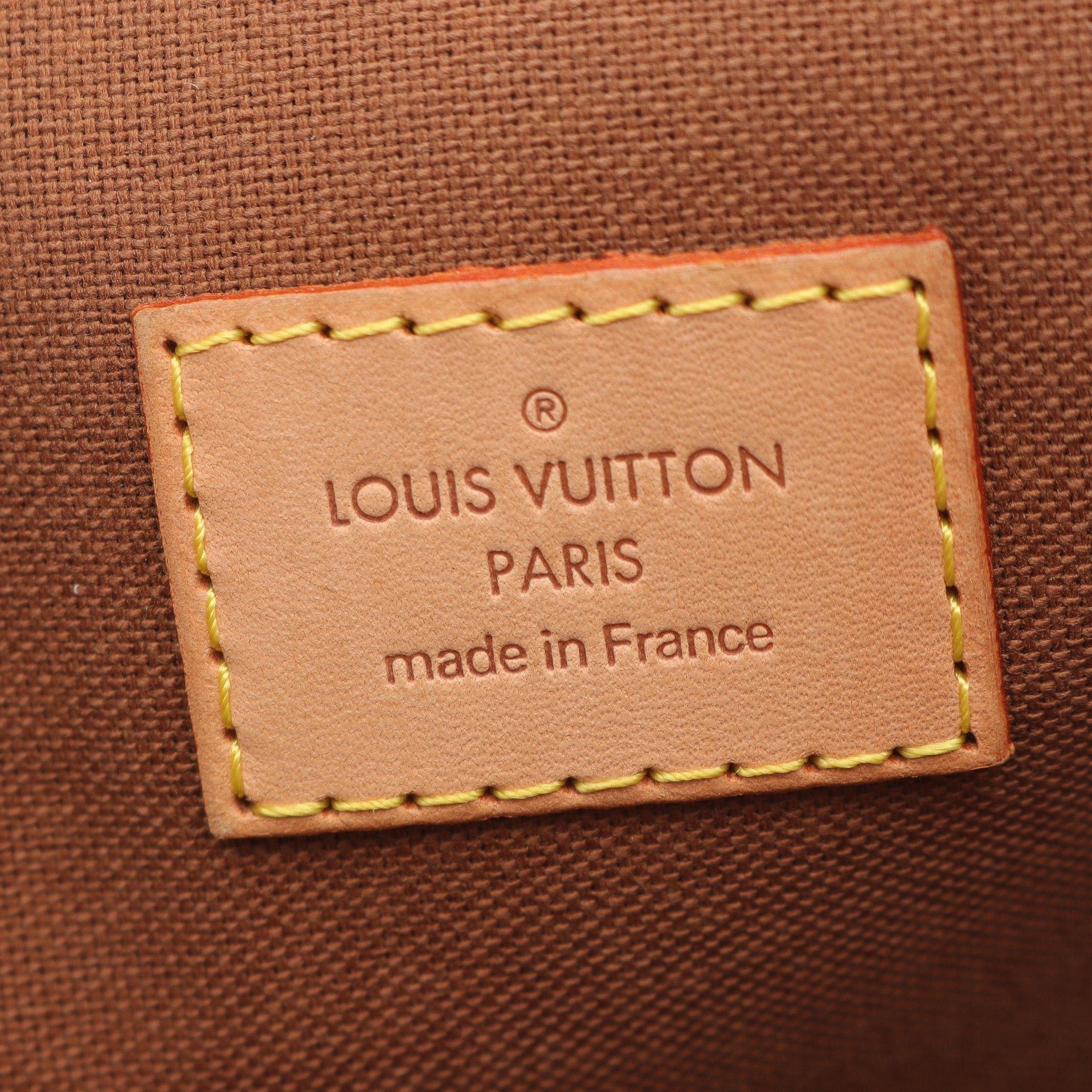 Louis Vuitton Louis Vuitton Lockit Monogram Handbag Leather Brown Size ONE SIZE - 4 Thumbnail