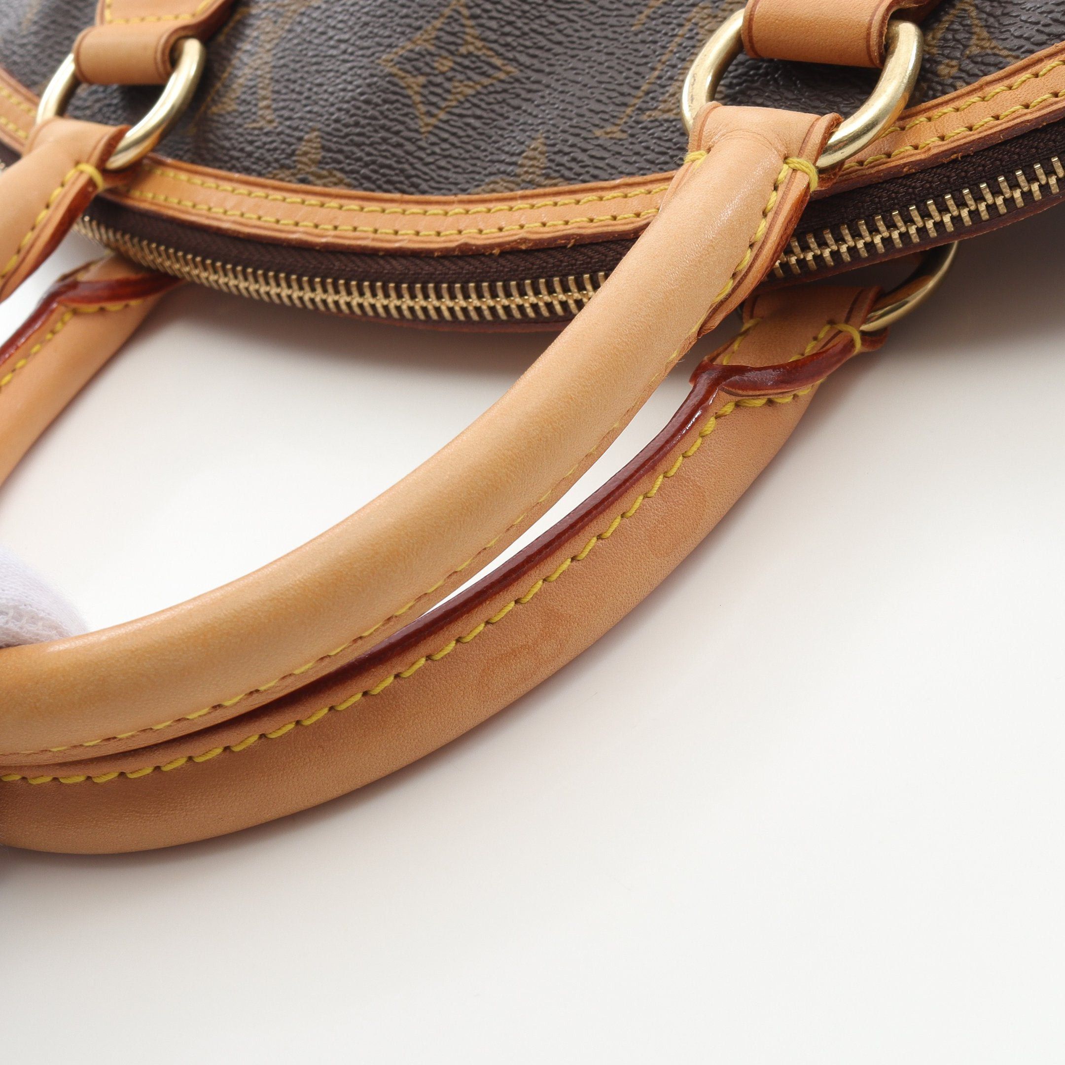 Louis Vuitton Louis Vuitton Lockit Monogram Handbag Leather Brown Size ONE SIZE - 6 Thumbnail
