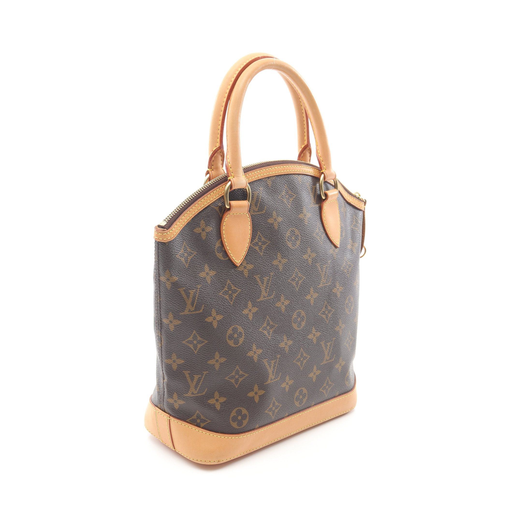 Louis Vuitton Louis Vuitton Lockit Monogram Handbag Leather Brown Size ONE SIZE - 2 Thumbnail