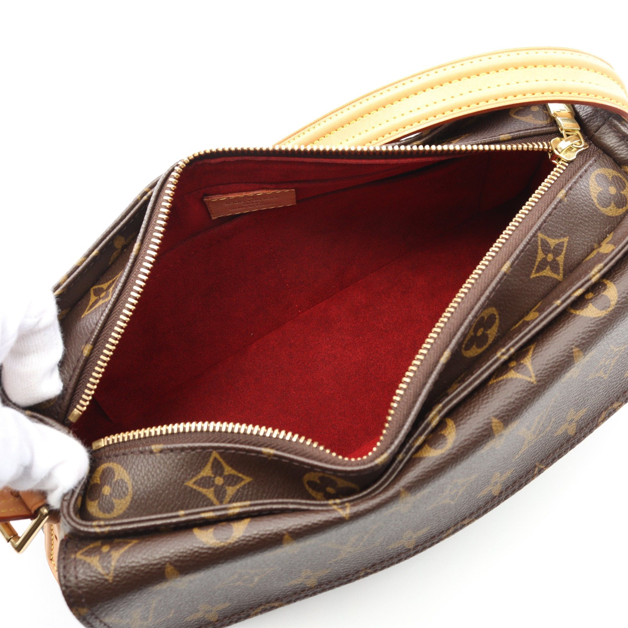 Louis Vuitton Louis Vuitton Vivacite Mm Monogram Shoulder Bag Leather Brown Size ONE SIZE - 3 Thumbnail