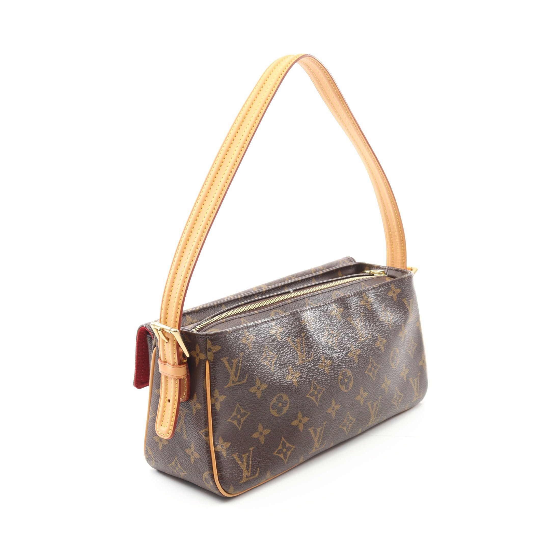 Louis Vuitton Louis Vuitton Vivacite Mm Monogram Shoulder Bag Leather Brown Size ONE SIZE - 2 Thumbnail