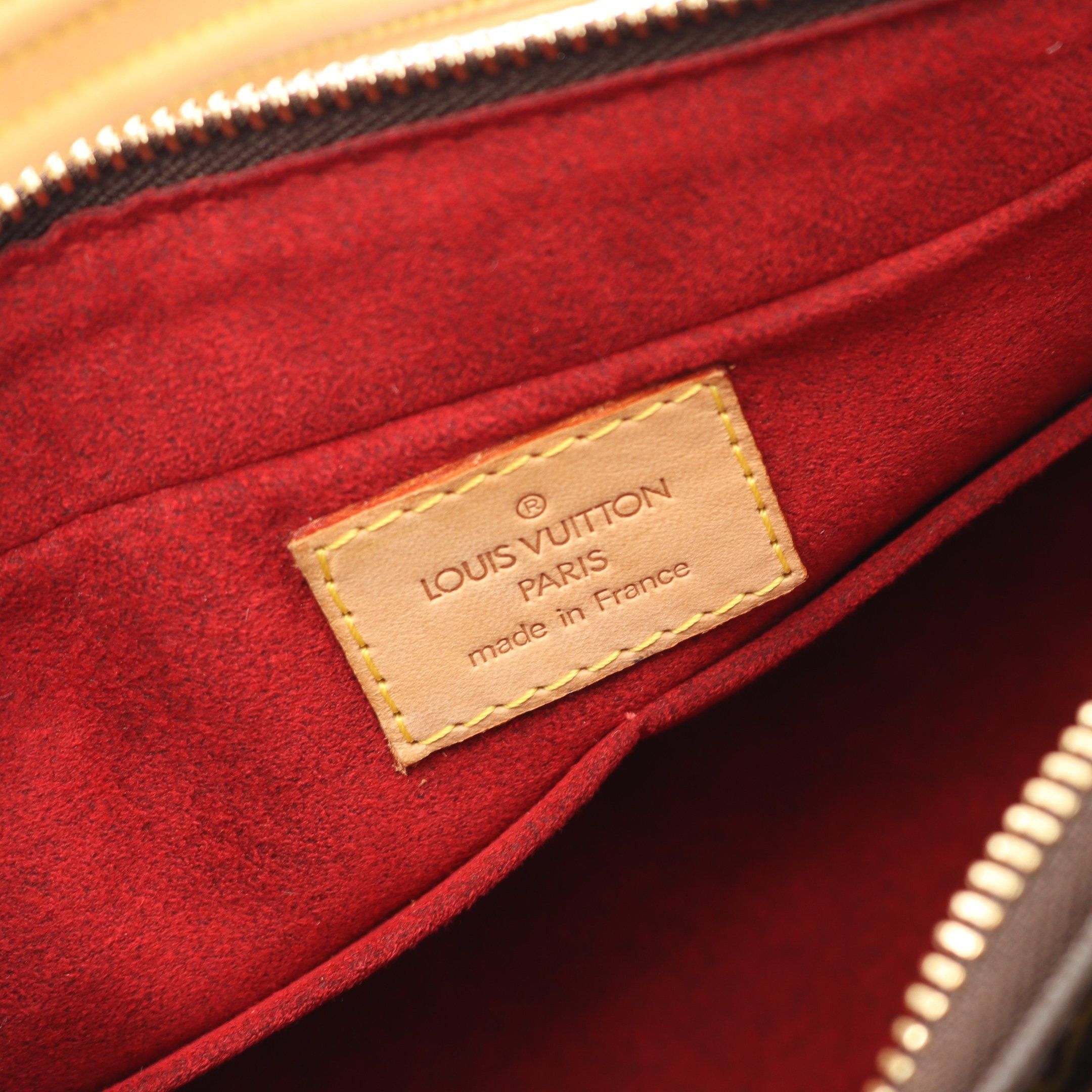 Louis Vuitton Louis Vuitton Vivacite Mm Monogram Shoulder Bag Leather Brown Size ONE SIZE - 4 Thumbnail