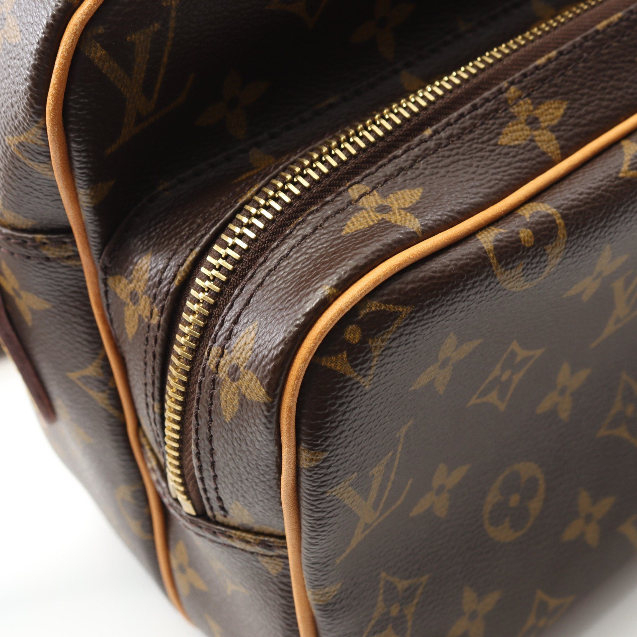 Louis Vuitton Louis Vuitton Nil Monogram Shoulder Bag Leather Brown Size ONE SIZE - 8 Thumbnail