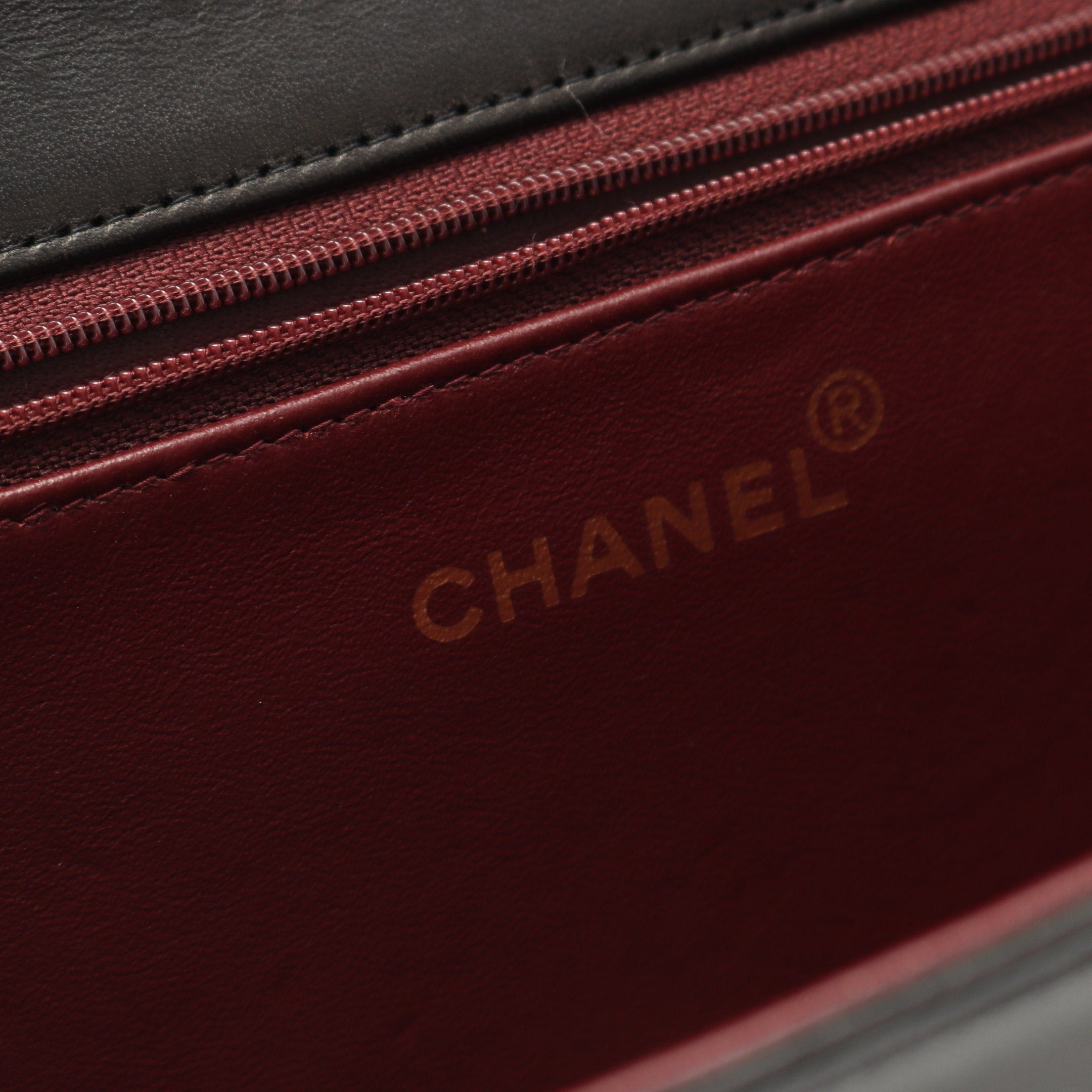 Chanel Chanel Matelasse Full Flap Chain Shoulder Bag Lambskin Black Gold Hardware Size ONE SIZE - 4 Thumbnail