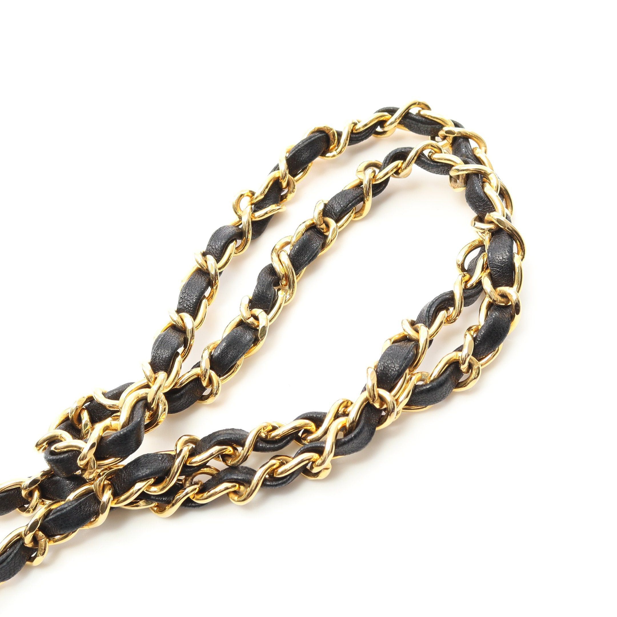 Chanel Chanel Matelasse Chain Shoulder Bag Lambskin Black Gold Hardware Size ONE SIZE - 12 Thumbnail