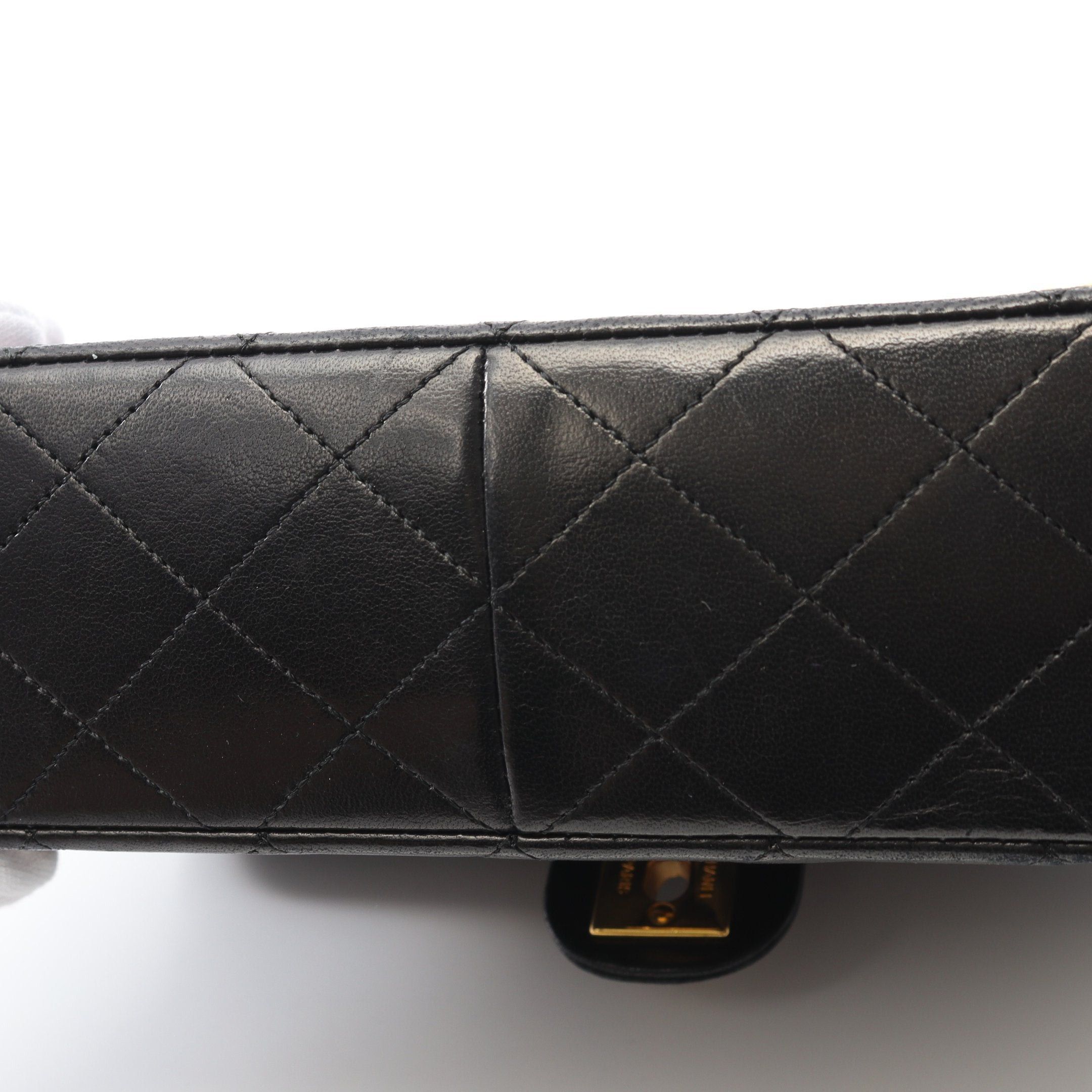 Chanel Chanel Matelasse Chain Shoulder Bag Lambskin Black Gold Hardware Size ONE SIZE - 10 Thumbnail