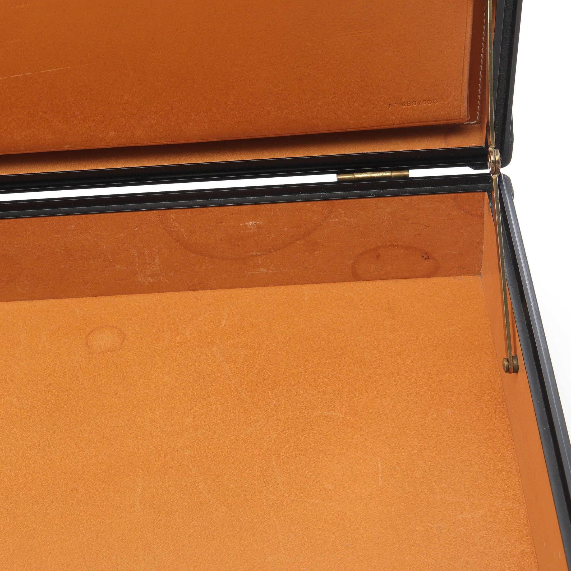 Hermes Hermes Espace Pm Briefcase Carbon Fiber Veau Chamonix Dark Gray Gold Hardware Size ONE SIZE - 5 Thumbnail