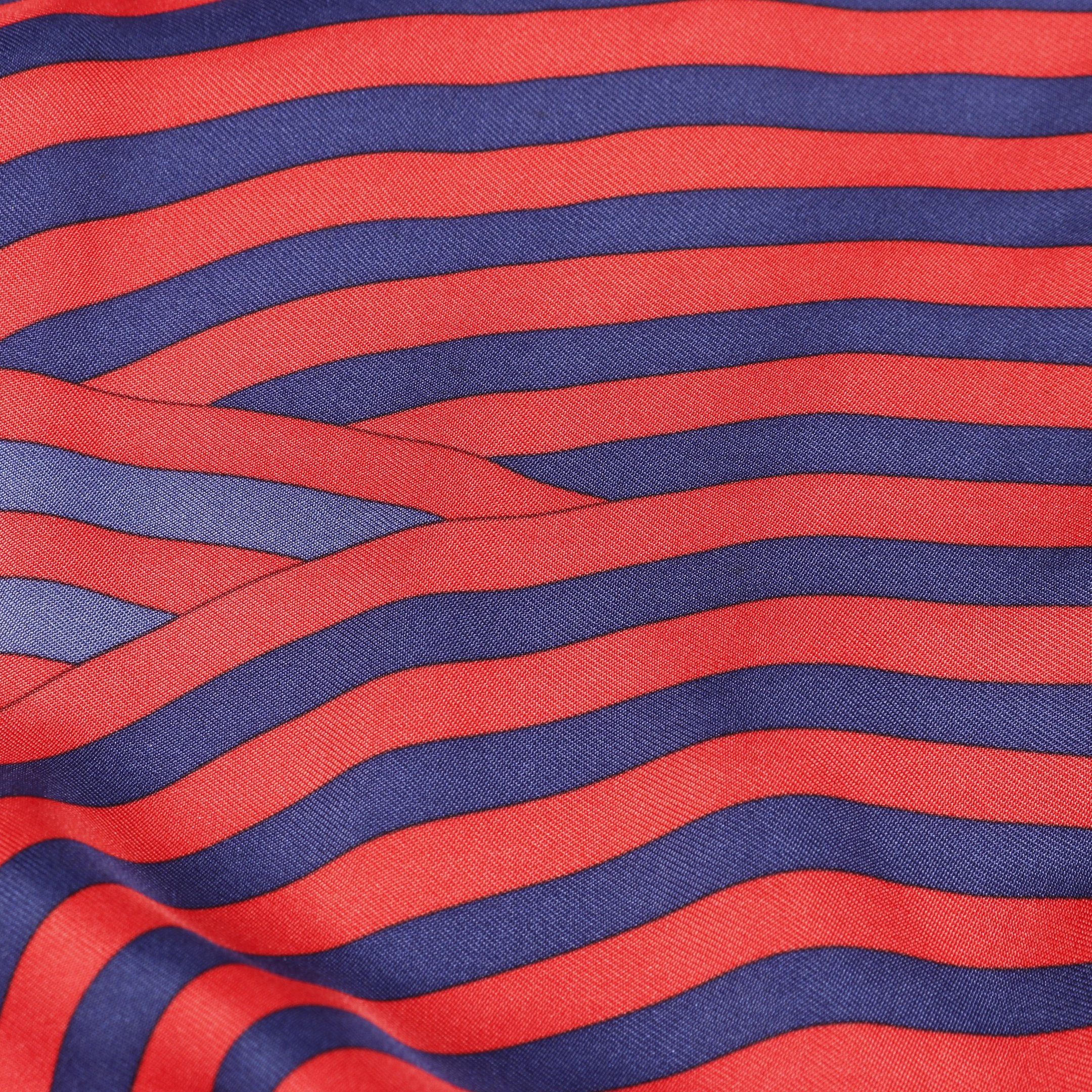 Hermes Hermes Knit Dress Cashmere Silk Black Red Blue Color-Block Size ONE SIZE - 5 Thumbnail