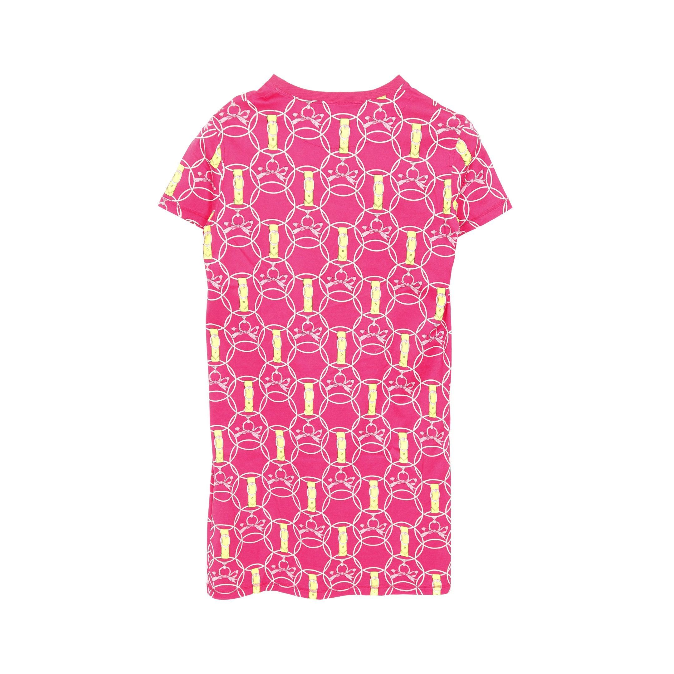 Hermes Hermes La Promenade Du Matin T-Shirt One Piece Cotton Pink Yellow Size ONE SIZE - 2 Thumbnail