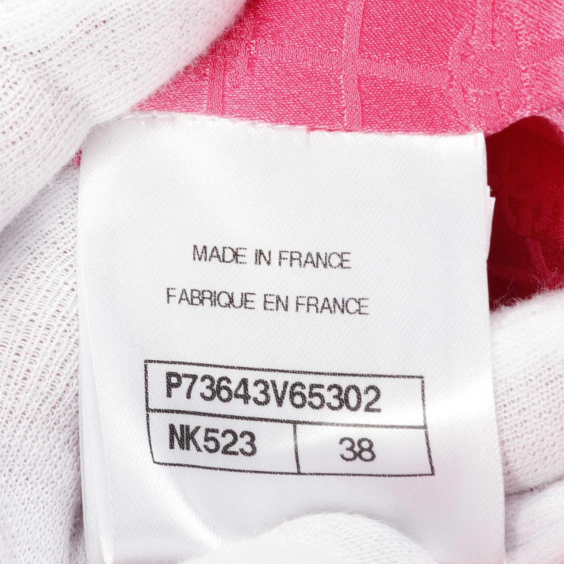 Chanel Chanel Cocomark Button Tweed Jacket Wool Pink Size ONE SIZE - 6 Thumbnail