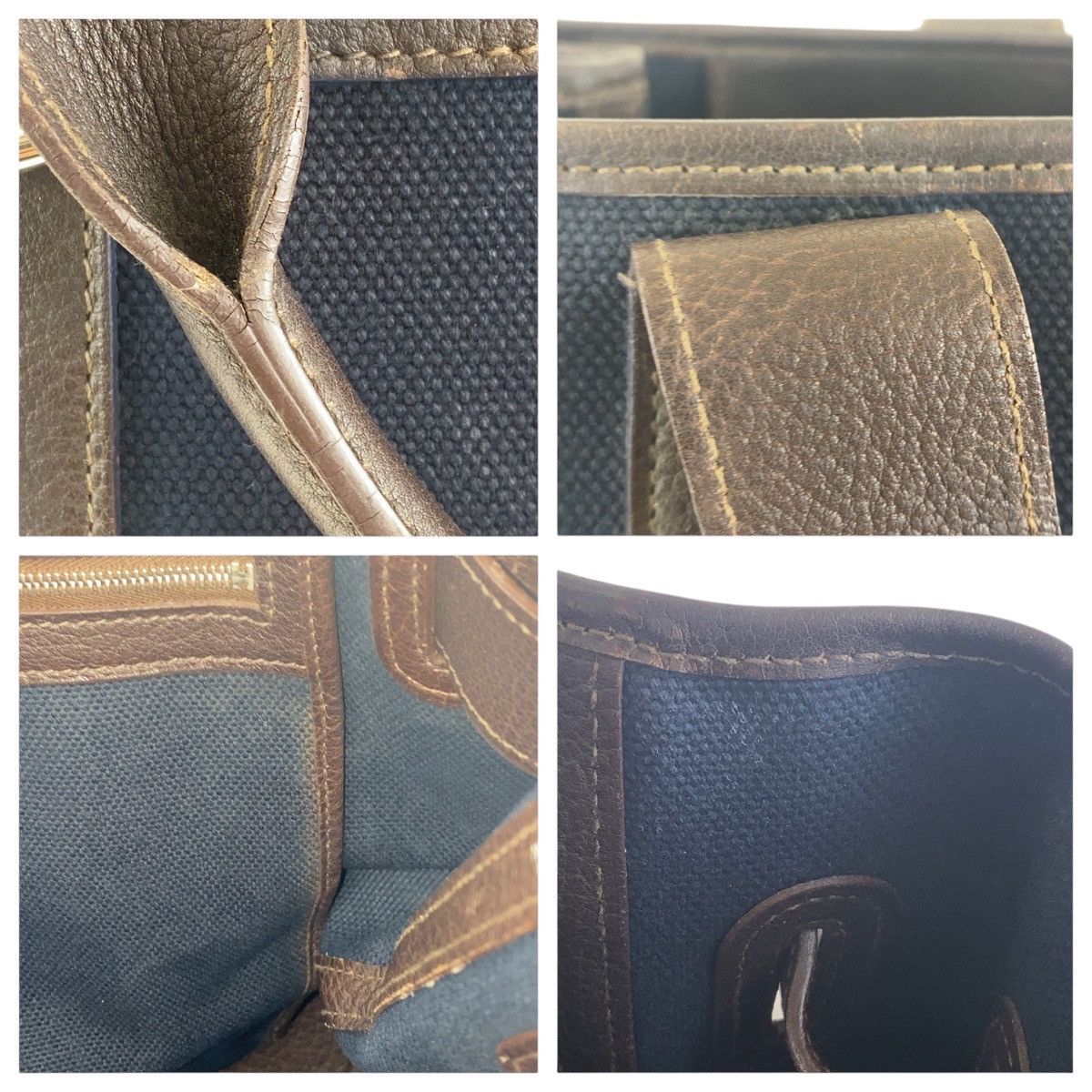 Hermes Hermes Hermes Petit Sac Ceinture MM Canvas/Leather Tote Bag Canvas Tote Bag Size ONE SIZE - 4 Thumbnail