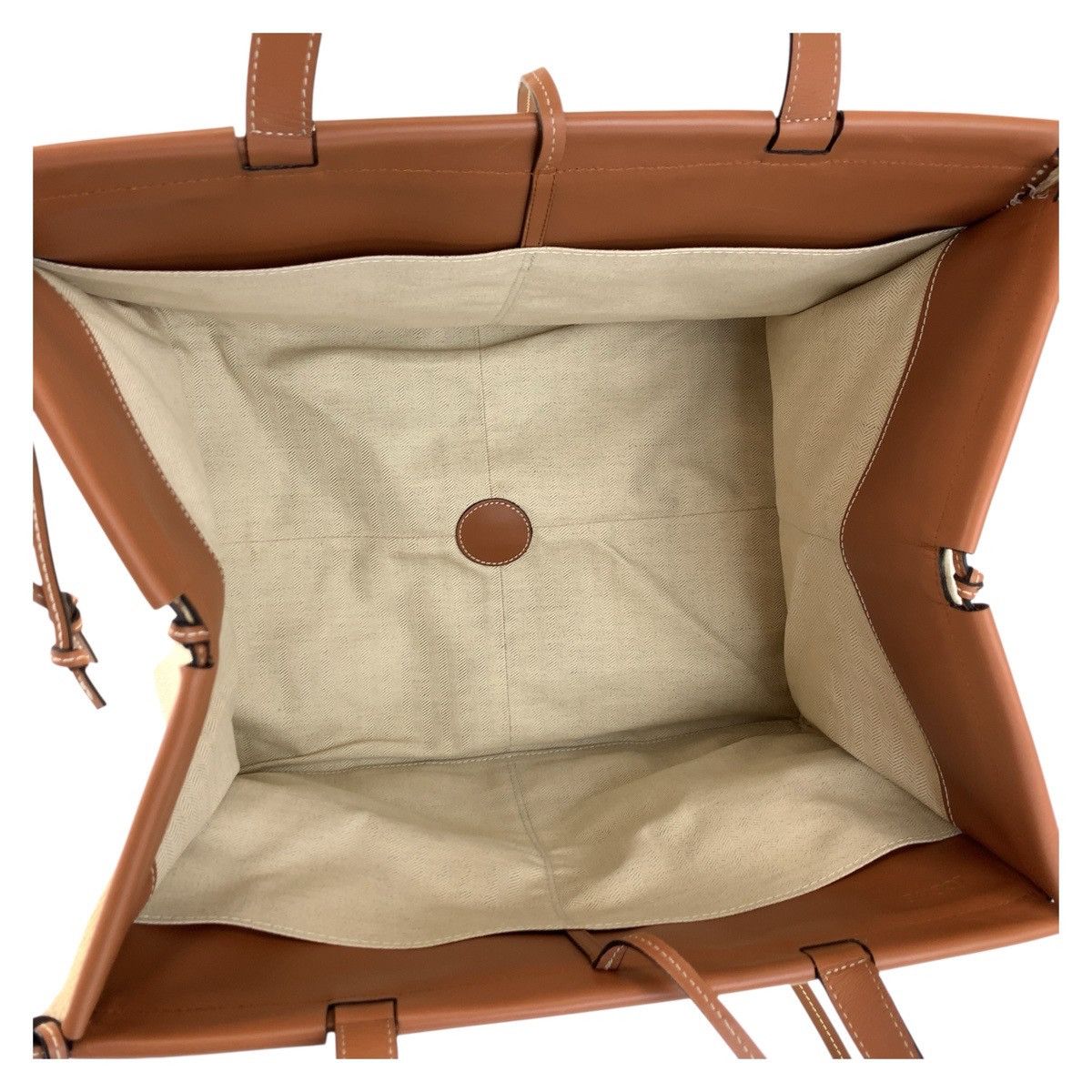 Loewe Loewe Loewe Cushion Tote Canvas/Leather 2way bag Canvas Shoulder Bag Size ONE SIZE - 10 Thumbnail