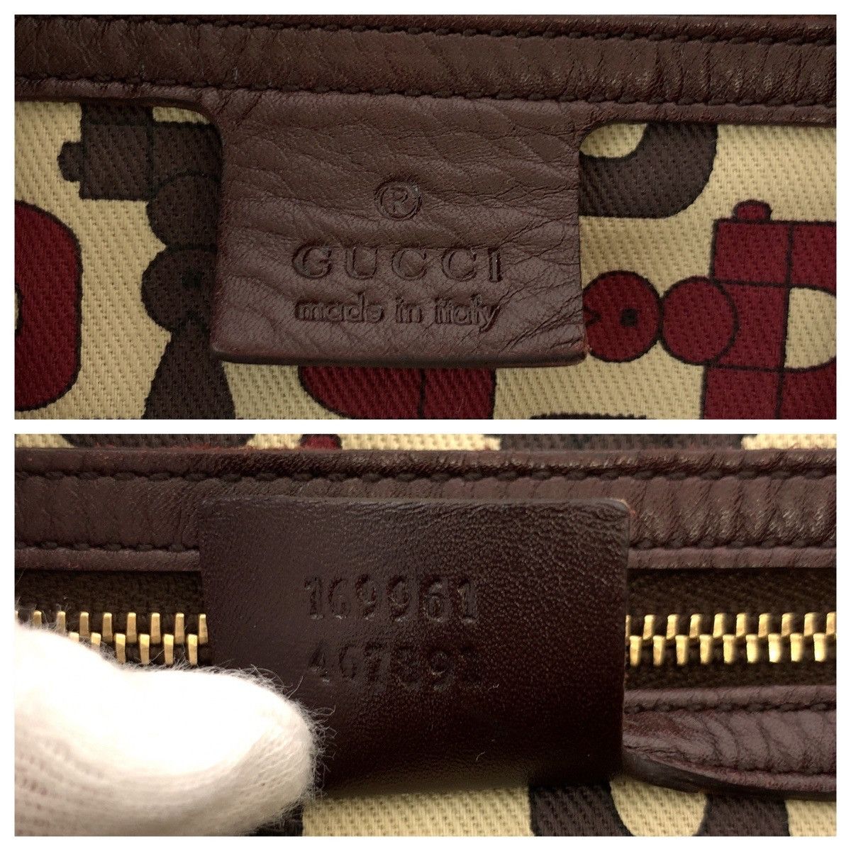 Gucci Gucci Gucci Gucci Bamboo Gucci Signature Leather 2way Shoulder Bag Leather Shoulder Bag 169961 DUTY FREE for USA Size ONE SIZE - 4 Thumbnail