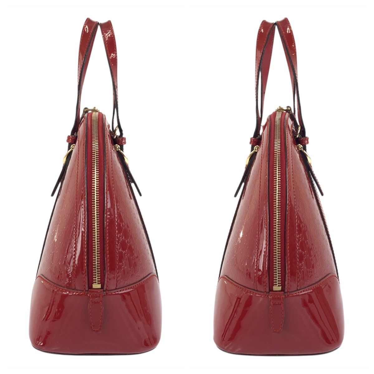 Gucci Gucci Gucci Microguccissima Patent Leather 2way Bag Enamel Handbag 309617 DUTY FREE for USA Size ONE SIZE - 9 Thumbnail