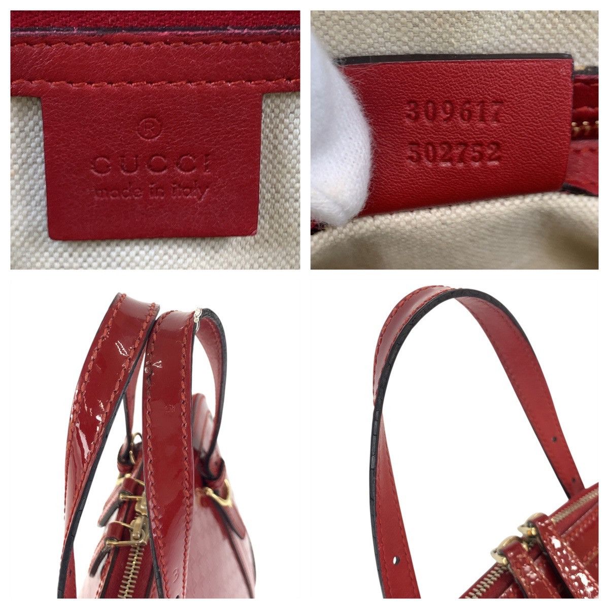 Gucci Gucci Gucci Microguccissima Patent Leather 2way Bag Enamel Handbag 309617 DUTY FREE for USA Size ONE SIZE - 4 Thumbnail