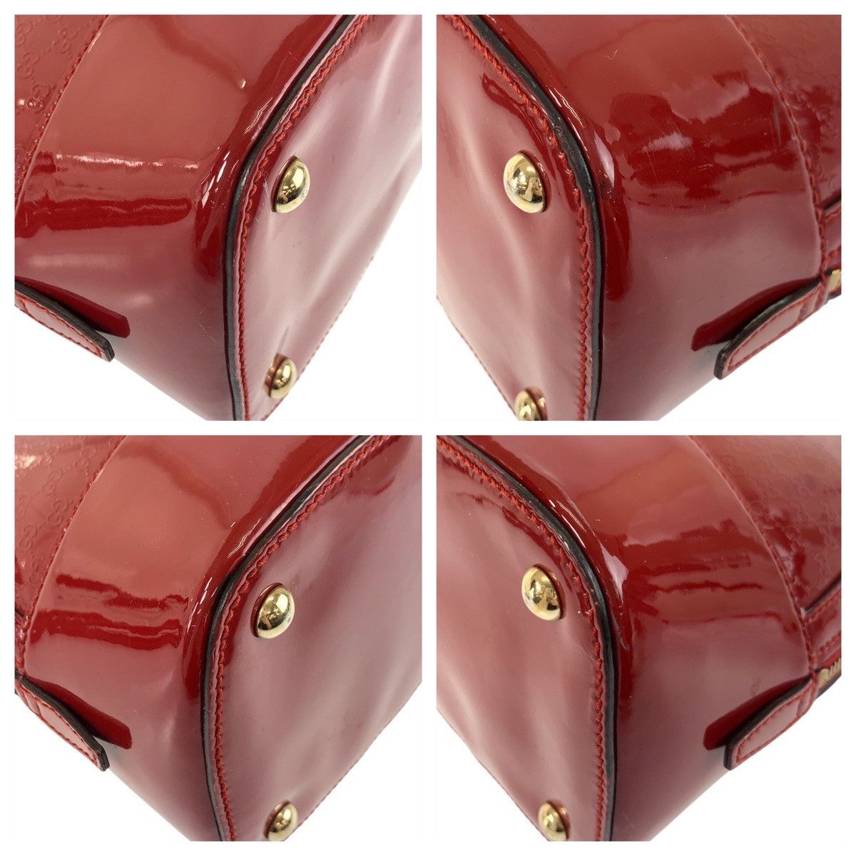 Gucci Gucci Gucci Microguccissima Patent Leather 2way Bag Enamel Handbag 309617 DUTY FREE for USA Size ONE SIZE - 3 Thumbnail