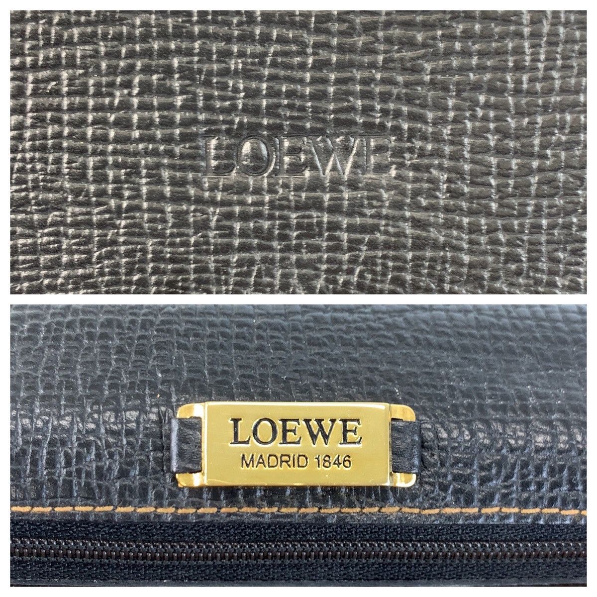 Loewe Loewe Loewe Barcelona Leather 2way Bag Leather Shoulder Bag Size ONE SIZE - 4 Thumbnail